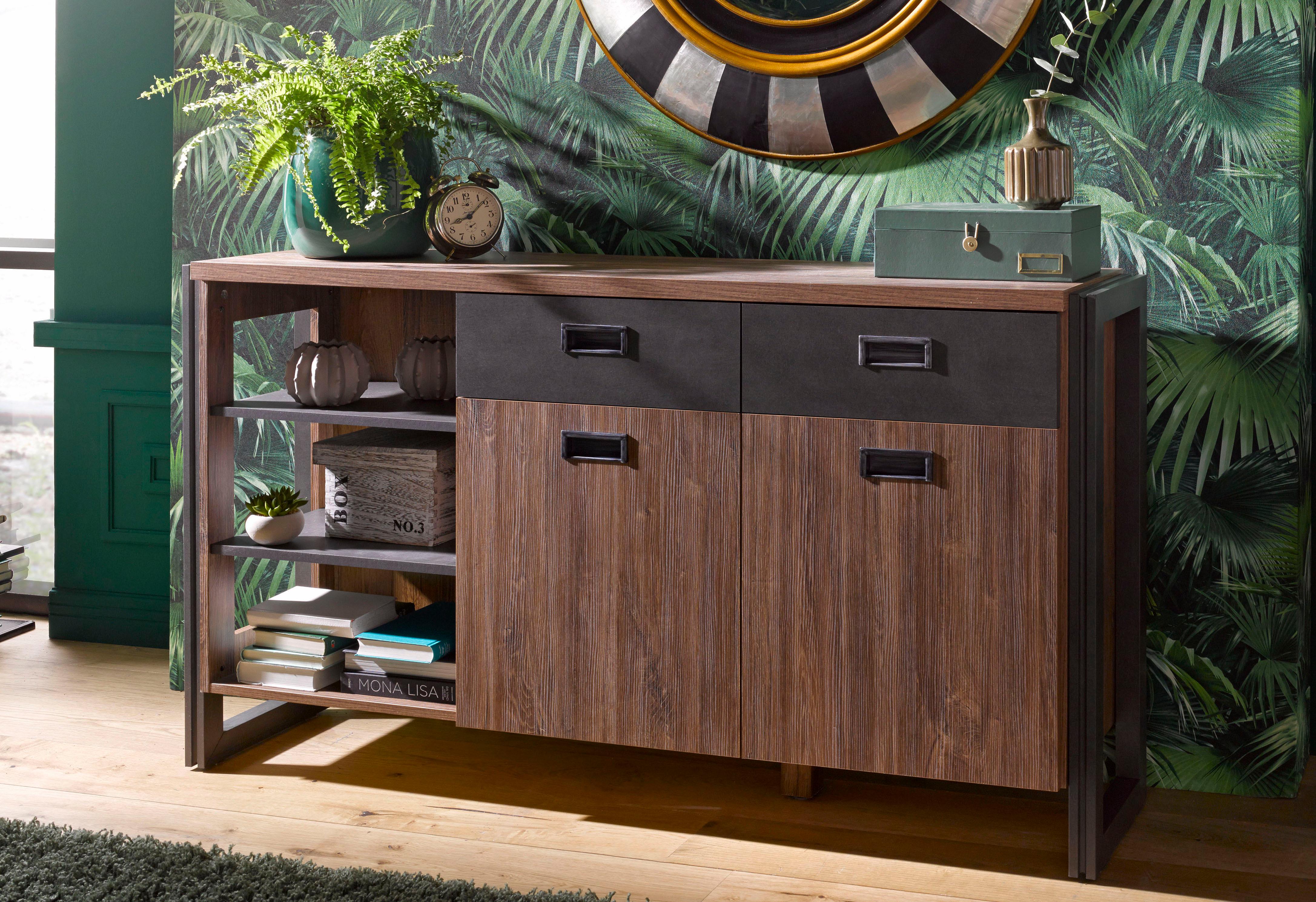 Home affaire Sideboard Detroit, Breite 150 cm, im angesagten Industrial Look