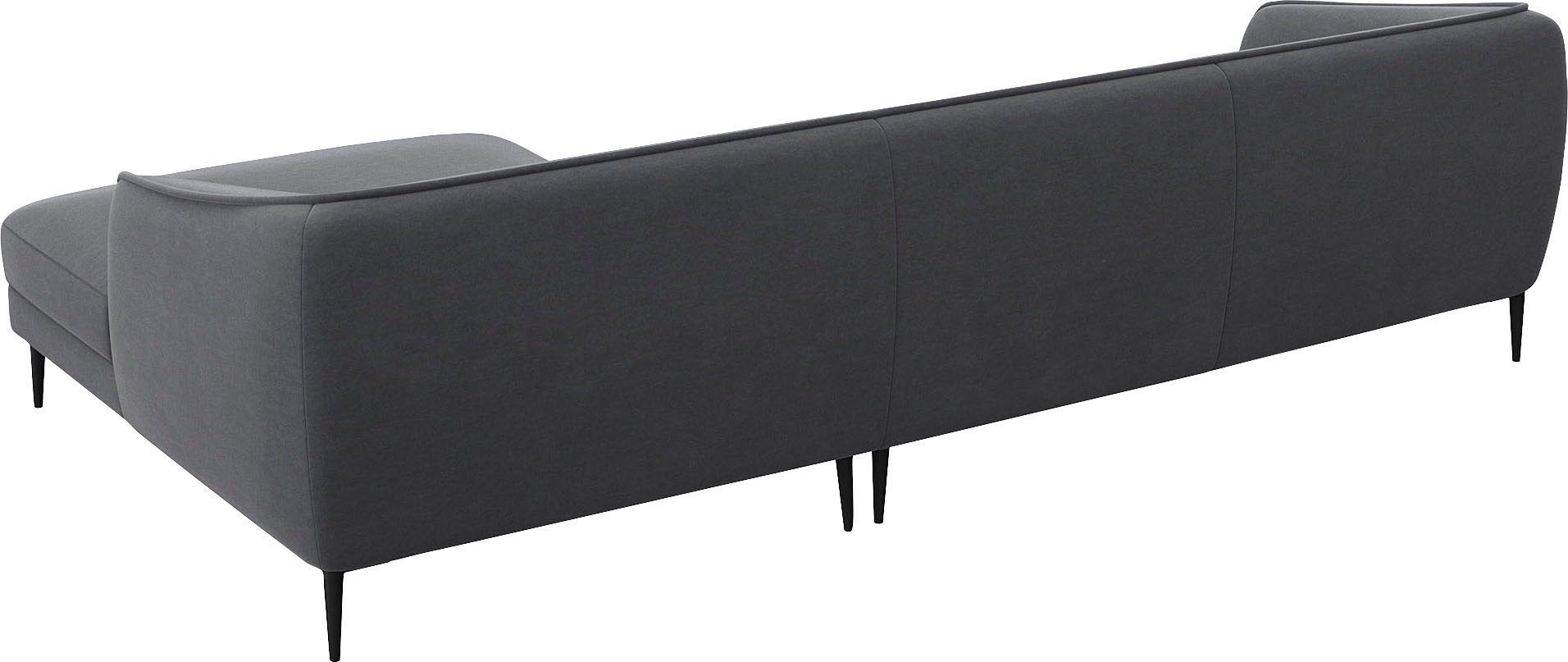 FLEXLUX Ecksofa »Belle Designsofa, L-Form, B/T 288/149 cm«, Skandinavisches Design, In hochwertiger Verarbeitung