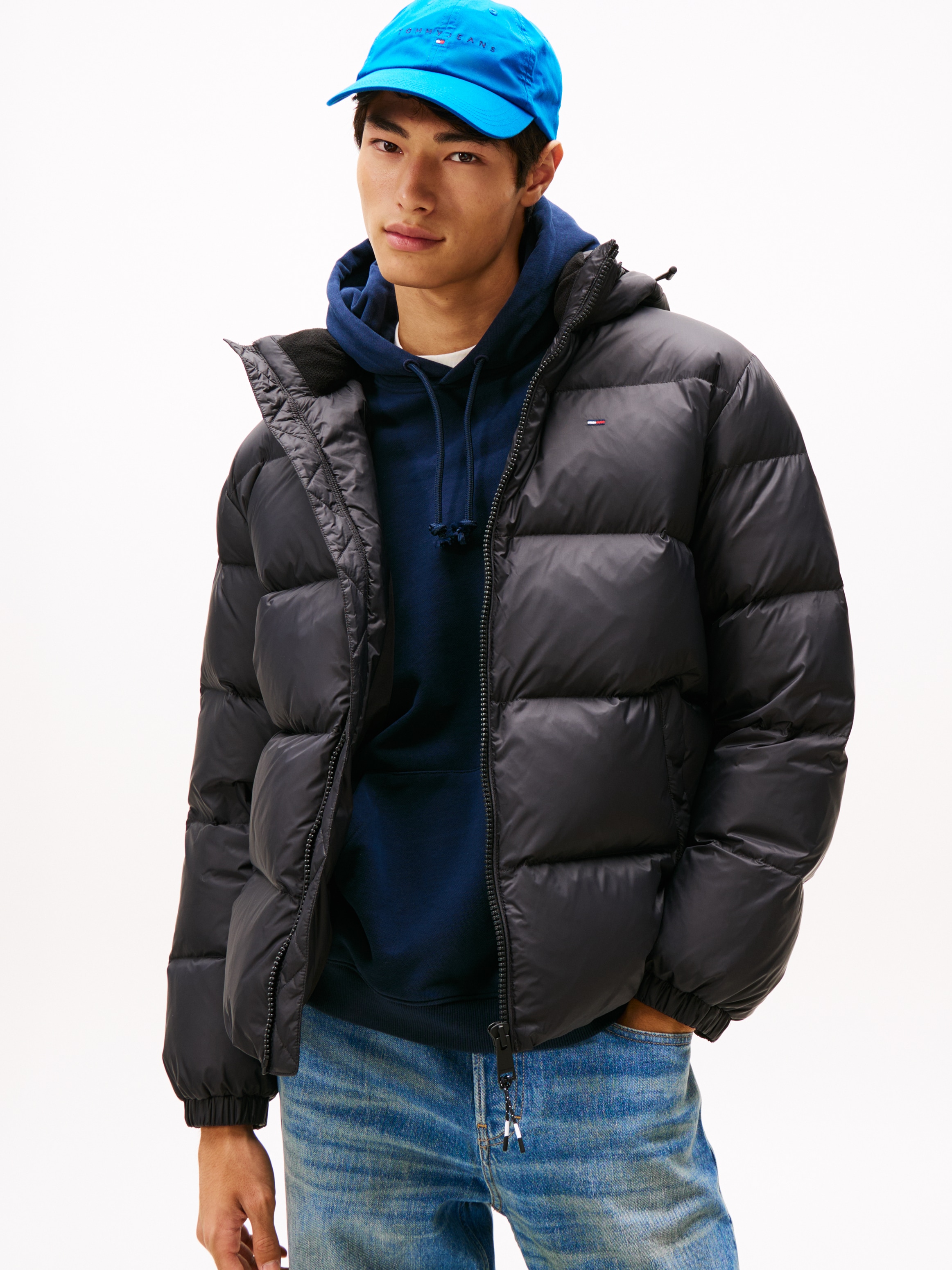 Tommy Jeans "TJM ESSENTIAL DOWN JACKET EXT" mit Kapuze Winterjacke Outdoorj günstig online kaufen