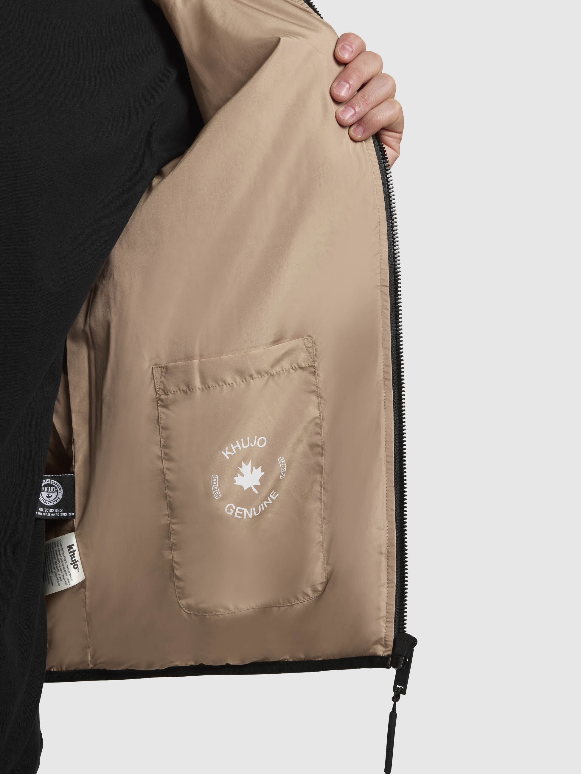 khujo Steppjacke »RHEIN«, mit Kapuze
