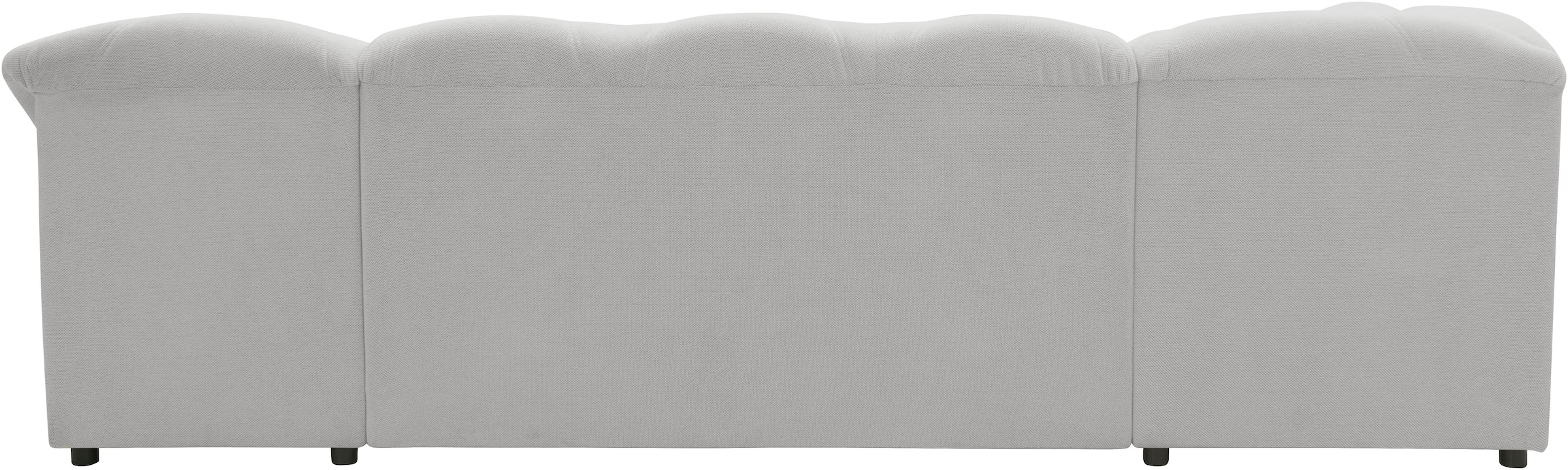 DOMO collection Wohnlandschaft »Flores auch in Leder-Bezug, B/T/H: 293/180/86 cm, U-Form«, (3 St.), wahlweise mit Bettfunktion, wahlweise mit Federkern