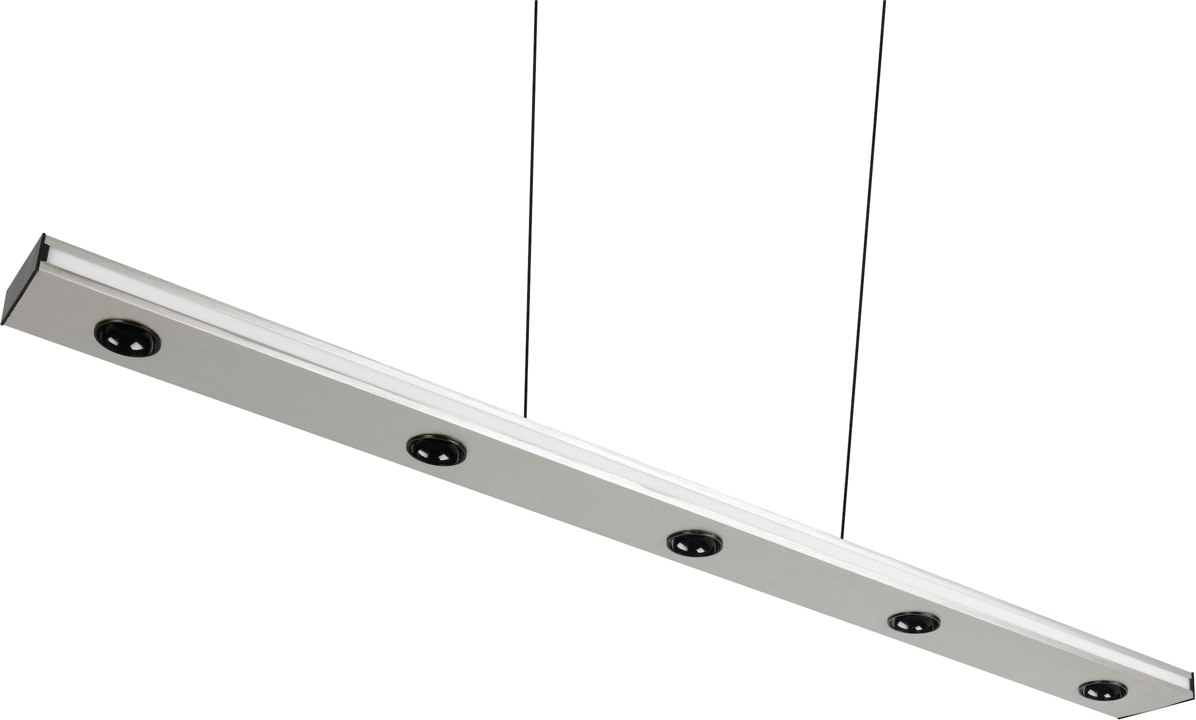 TRIO Leuchten LED Pendelleuchte »GRAHAM, Hängeleuchte höhenverstellbar, dimmbar, Memoryfunktion« LED-Board 1 Stk. Farbwechsler | warmweiß - kaltweiß up-and-down Licht Lichtfarbe einstellbar warm- bis kaltweiß 2300-4000K