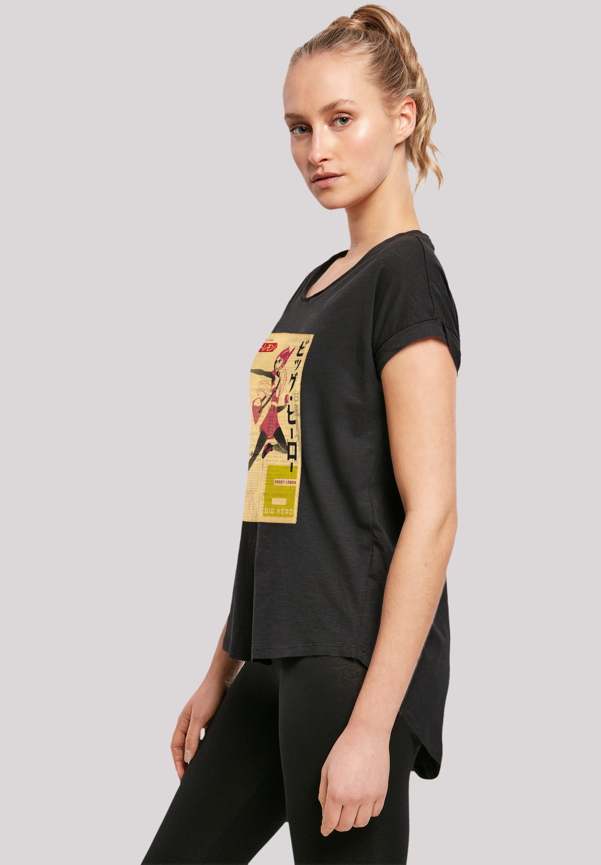 F4NT4STIC T-Shirt »Big Hero 6 Honey Lemon Newspaper«, Premium Qualität