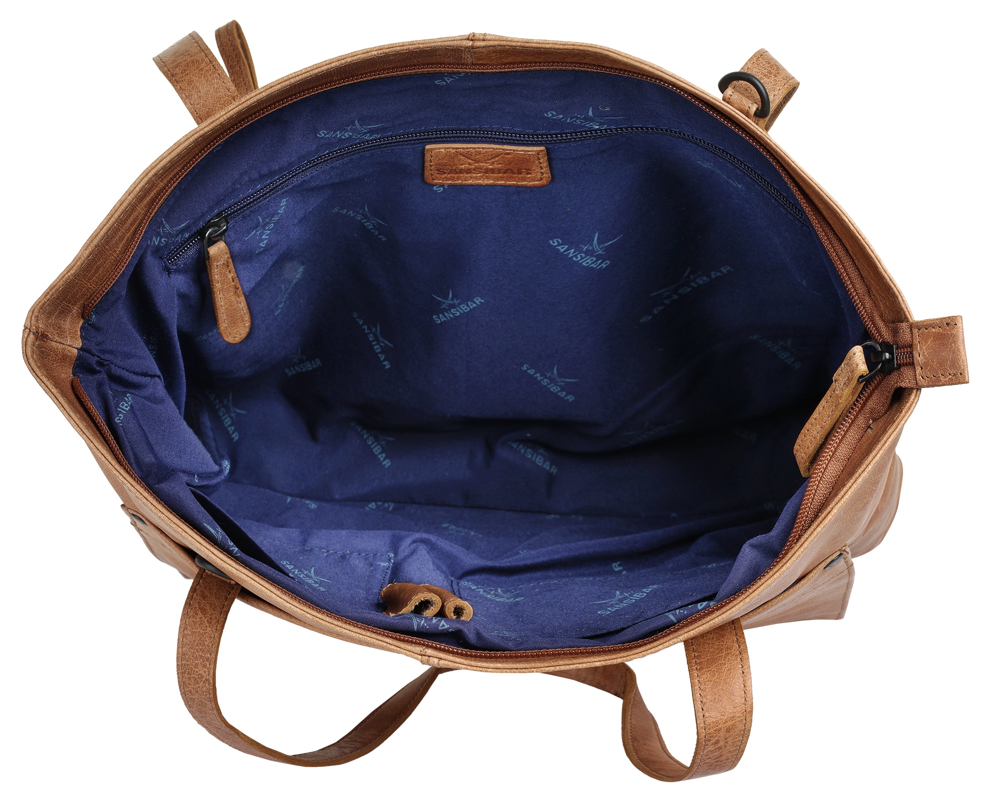 Sansibar Shopper echt Leder
