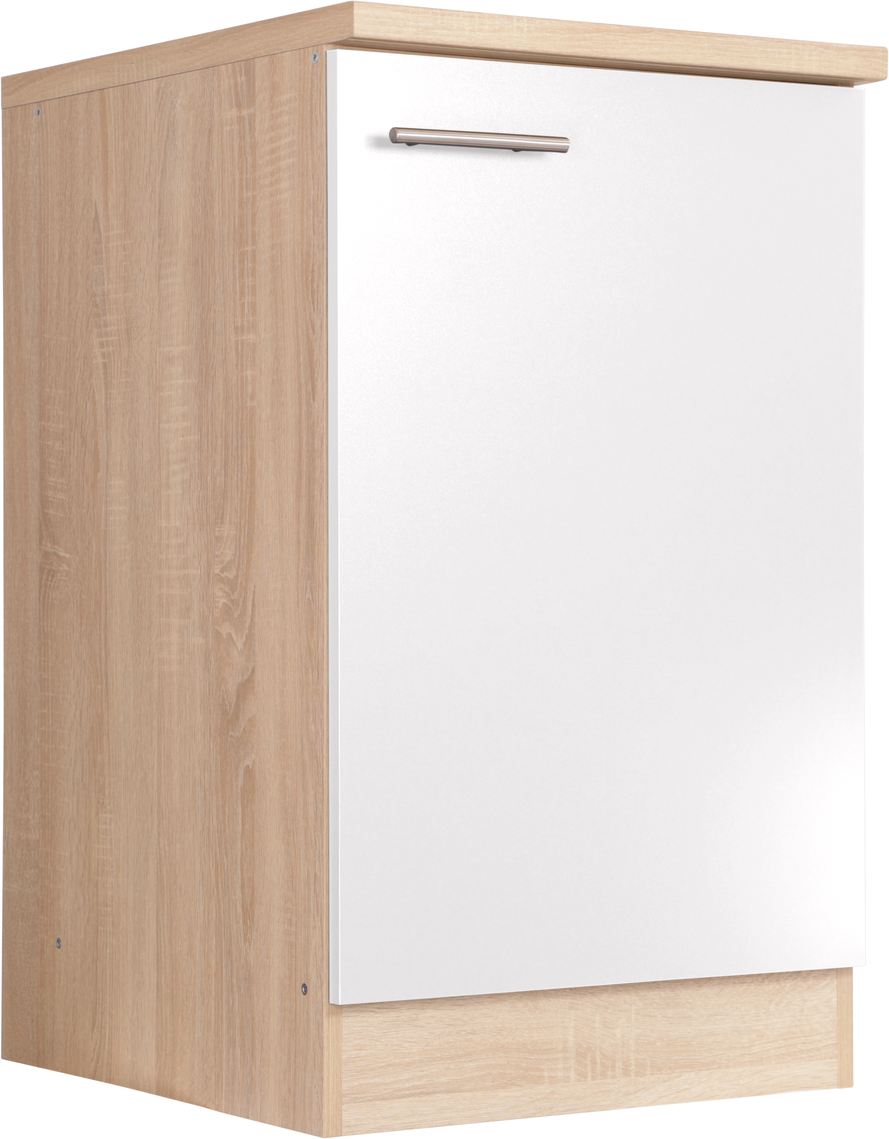 RESPEKTA "Merle" Breite 50 cm, Soft-Close, Griffe aus Metall, 85 cm Arbeitshöhe