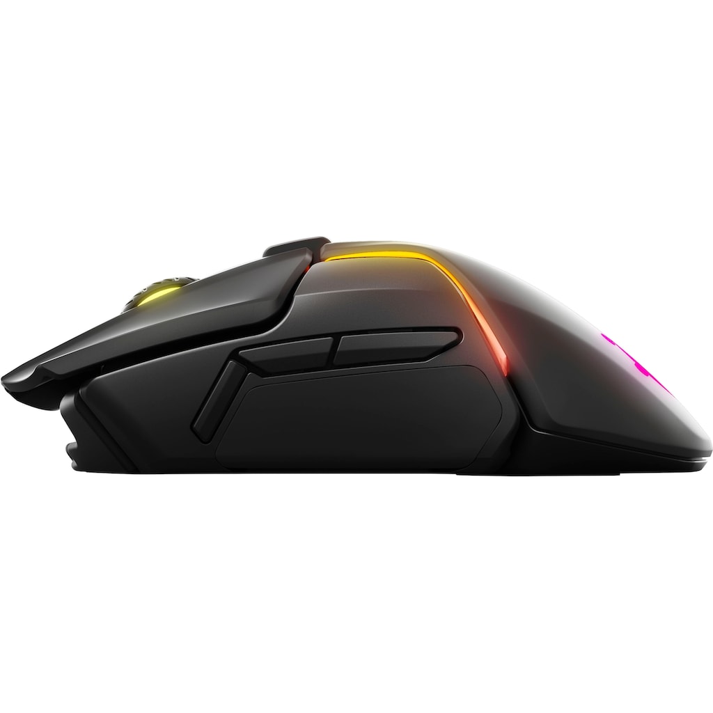 SteelSeries Gaming-Maus »Bundle Rival 650 Wireless + QcK Large Cyberpunk Edition«, USB
