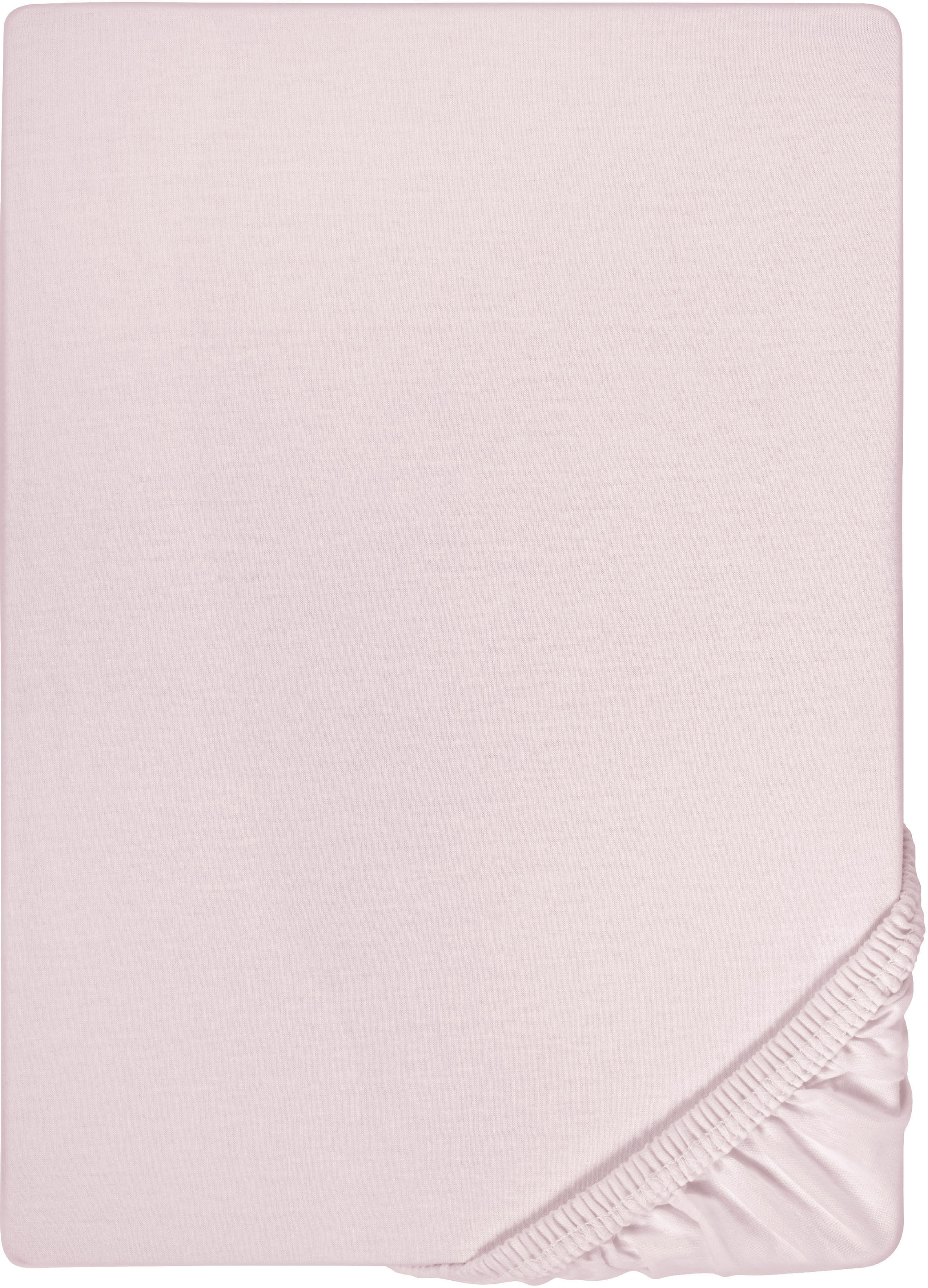 Biberna Spannbettlaken "0077866 Deluxe Jersey-Elastic Spannbetttuch 97% Baumwolle" Jersey mit Elasthan, Rundumgummi, bügelfrei, ab Größe 90 x 190 cm i
