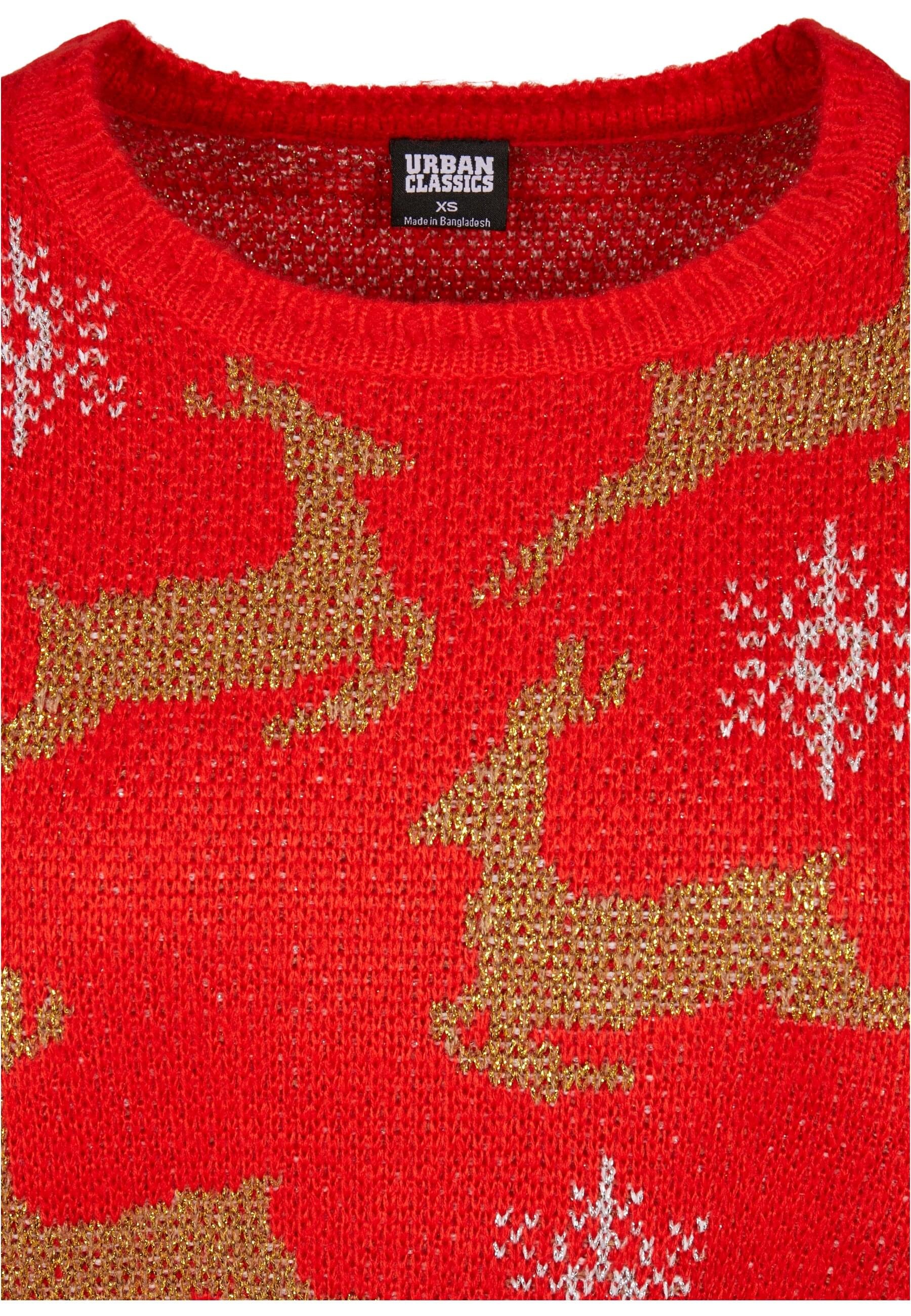 Thumbnail - URBAN CLASSICS Rundhalspullover "Urban Classics Damen Ladies Oversized Christmas Sweater" 1 Stk.
