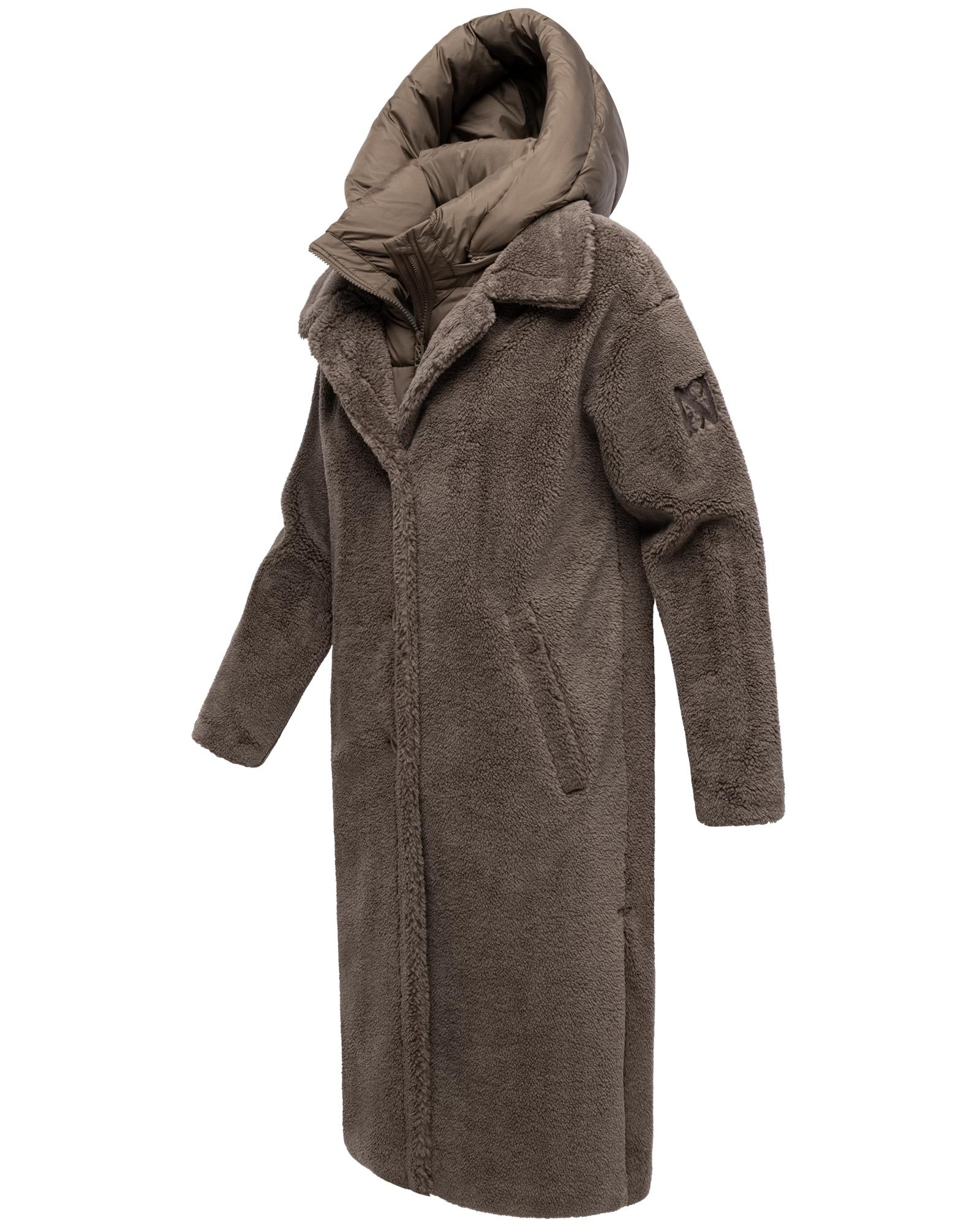 Navahoo Wintermantel "Teddyzauber 14" Plüschmantel aus Teddyfleece mit abne günstig online kaufen
