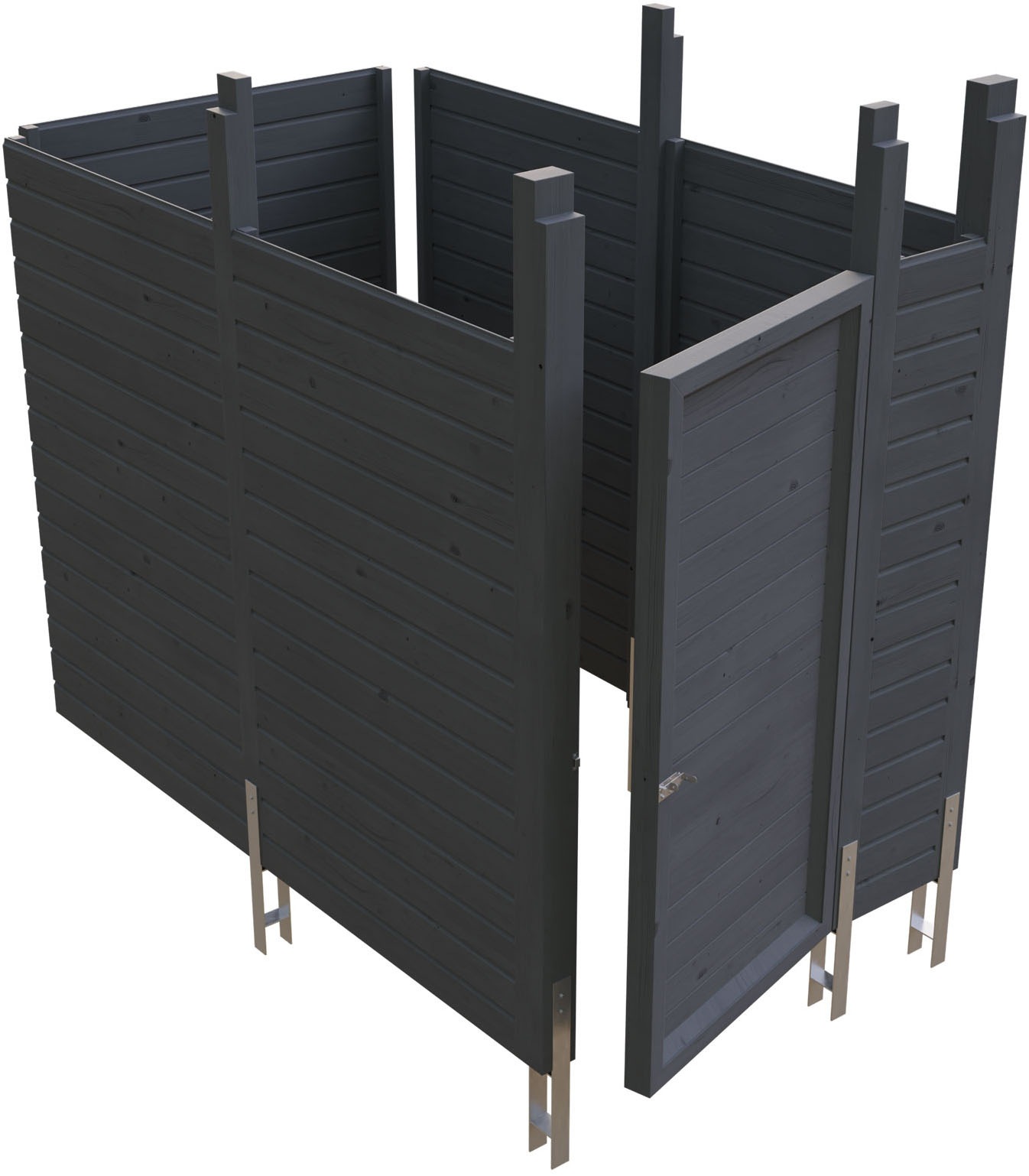 Skanholz Carport-Geräteraum "Abstellraum C7" aus Profilschalung günstig online kaufen