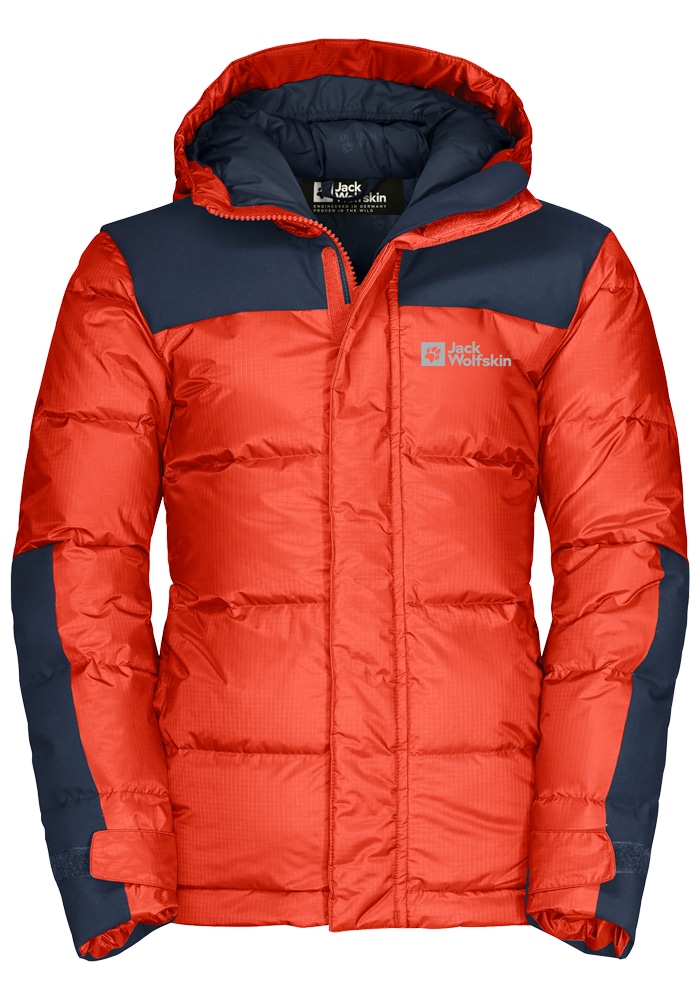 Jack Wolfskin Daunenjacke "MOUNT COOK JACKET KIDS", mit Kapuze