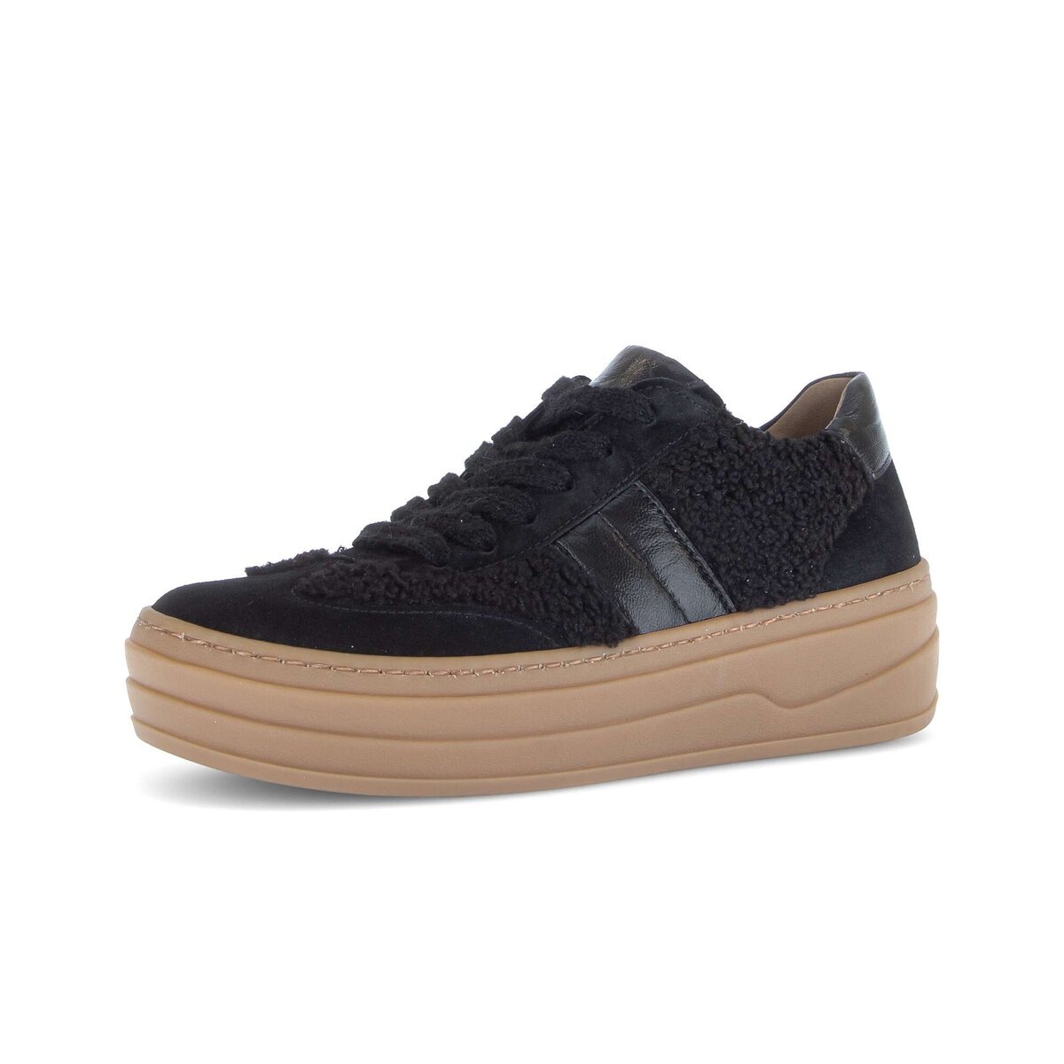 Gabor Sneaker »Sneaker low Materialmix Leder/Lederimitat«