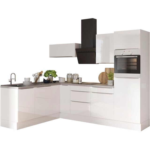 OPTIFIT Winkelküche »Aken«, mit E-Geräten, Stellbreite 200 x 270 cm  bestellen | BAUR