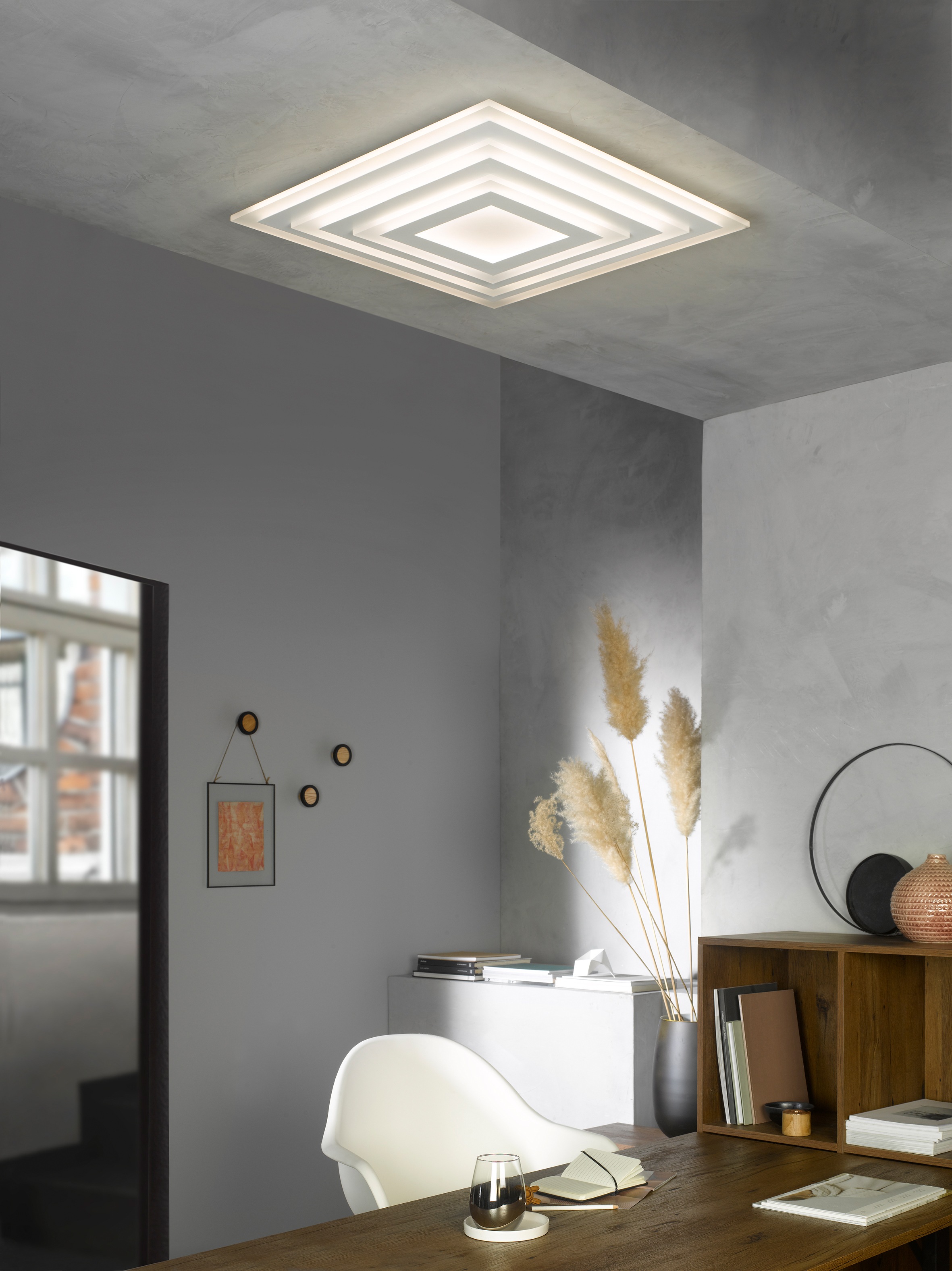 FISCHER & HONSEL LED Deckenleuchte »Gorden«, 1 flammig-flammig,  Farbtemperaturregelung ermöglicht Lichtstimmungen zwischen 2700+6500K  kaufen | BAUR