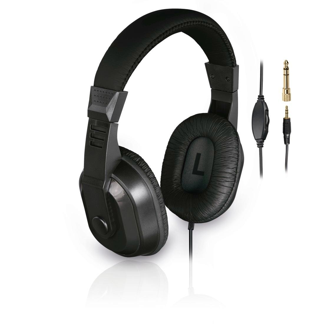 Thomson Over-Ear-Kopfhörer »TV HiFi Kopfhörer Over Ear, Lautstärke regelbar, extra langes Kabel«, Schwarz