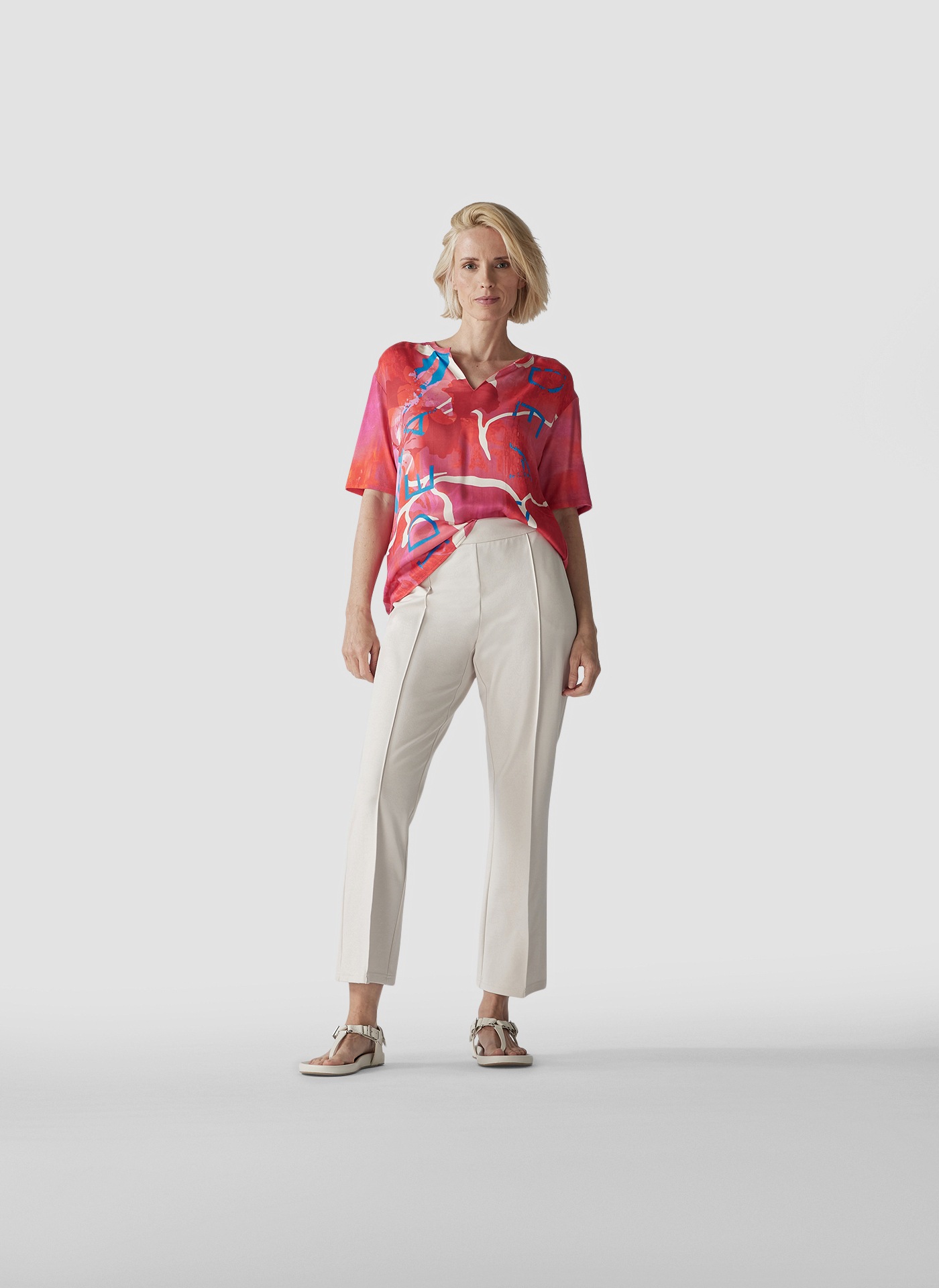 LeComte Print-Shirt »LeComte Farbenfrohes T-Shirt mit grafischem Muster«