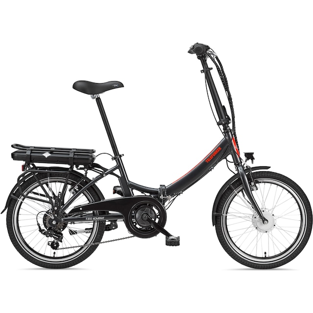 Telefunken E-Bike »Kompakt F810«, 7 Gang, Shimano, Shimano Tourney,  Frontmotor 250 W auf Rechnung bestellen | BAUR