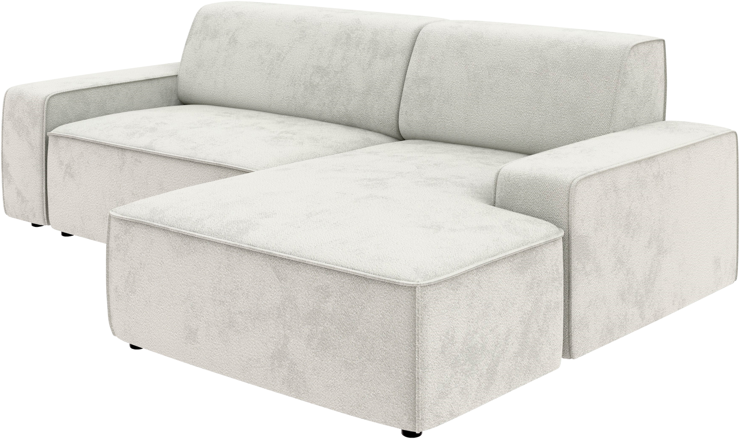 TRENDMANUFAKTUR Ecksofa »Graz, wahlweise mit Sitzvorschub und Bettkasten, L-Form, Breite 246 cm«, in Cord-, haustierfreundlichem LEO Struktur- oder LUMOS-3D-Bezug