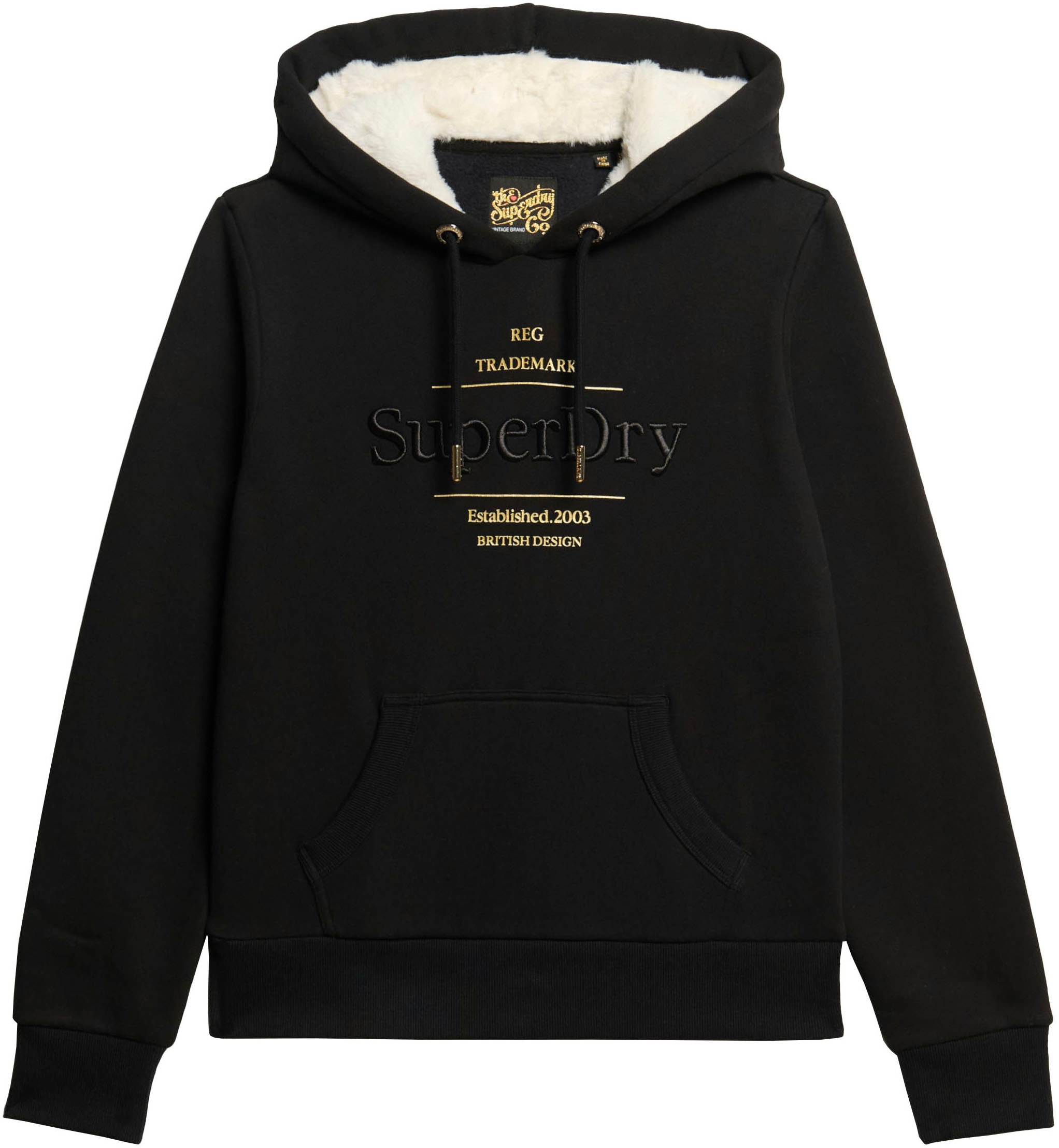 Superdry Kapuzensweatshirt »Luxe Metallic Logo Hoodie«