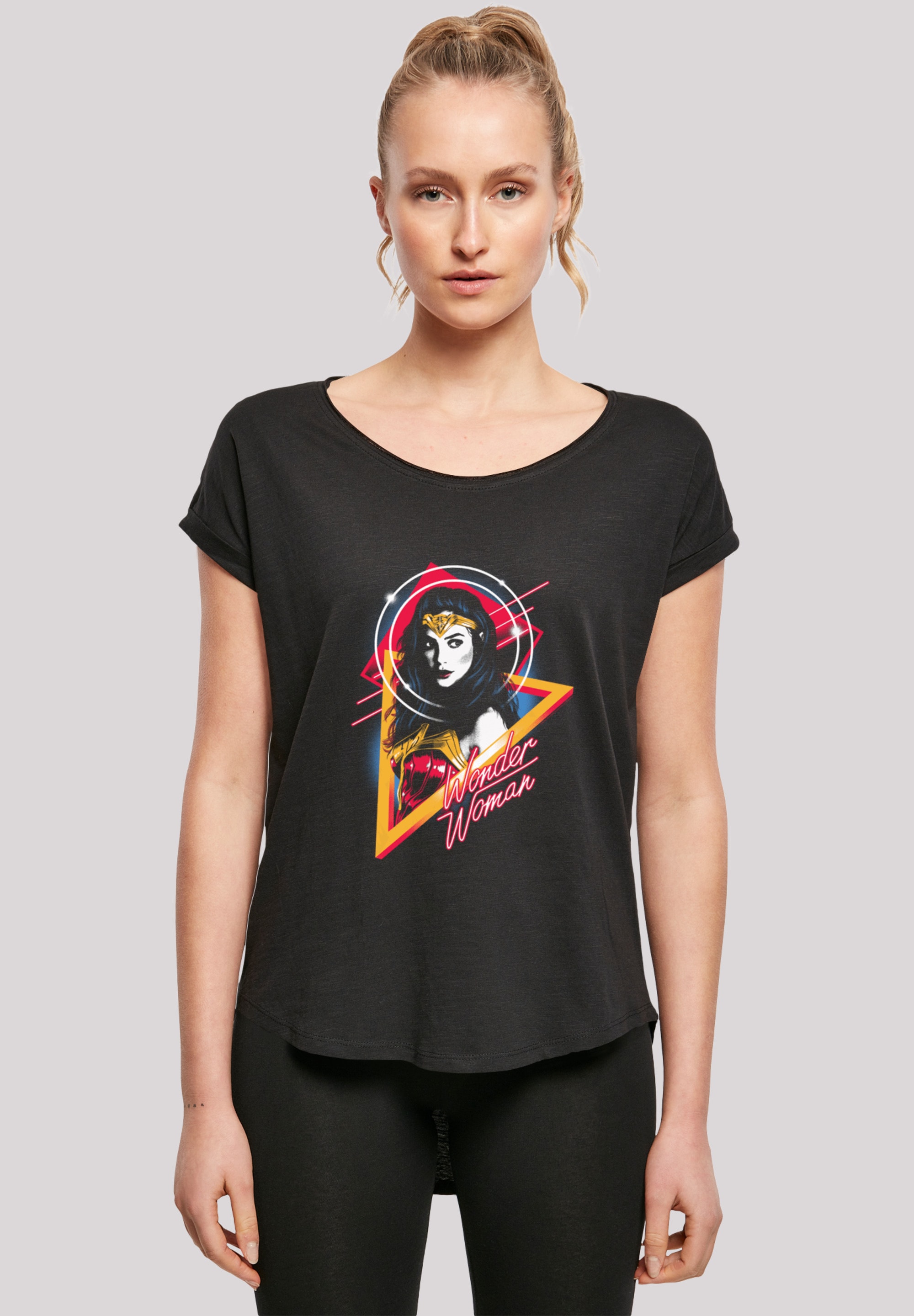 T-Shirt »DC Comics Wonder Woman 84 Diana 80s Triangle'«, Print