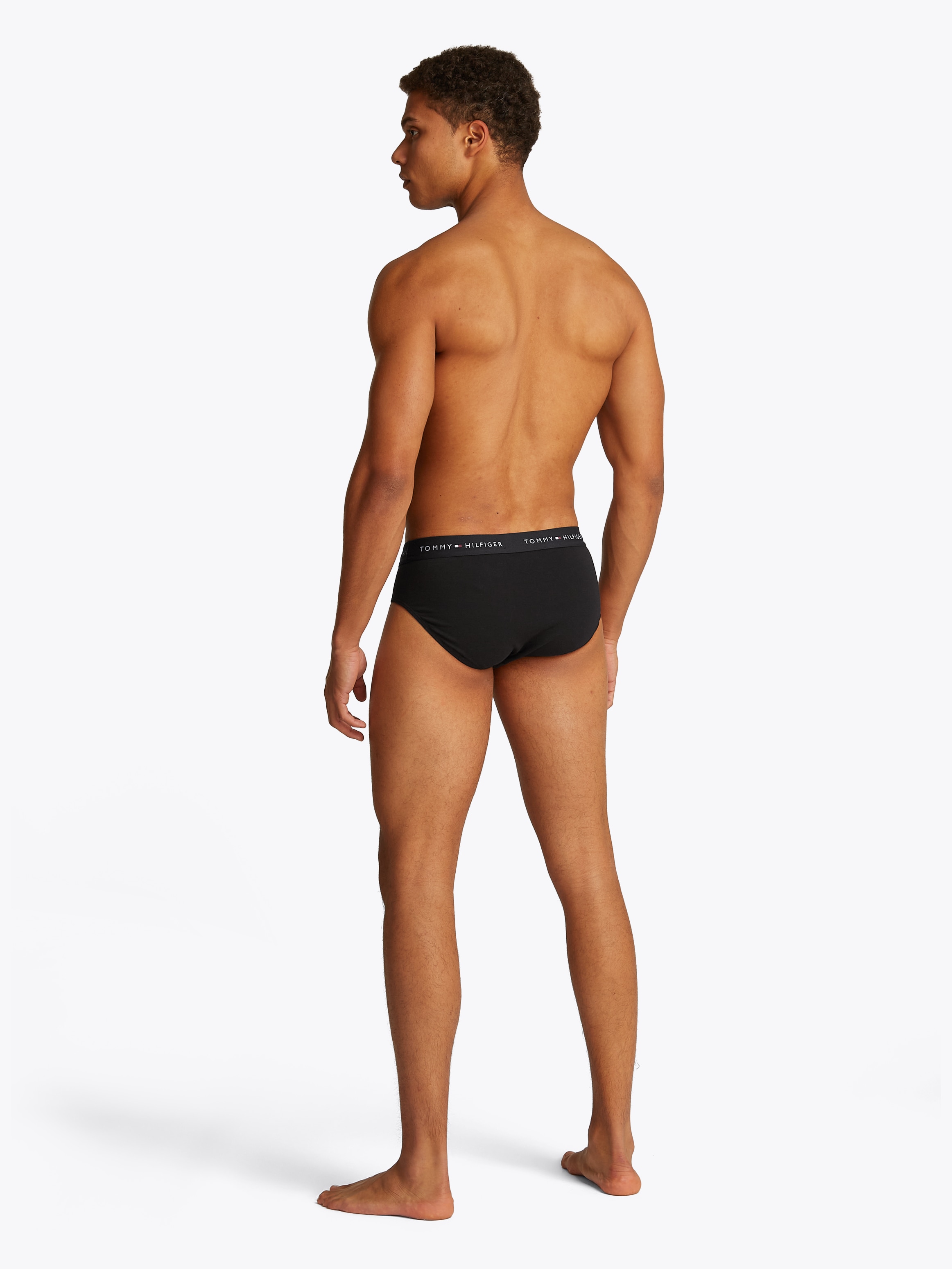 Tommy Hilfiger Underwear Slip »3P BRIEF DTM«, (Packung, 3 St., 3er), mit Logo-Elastikbund