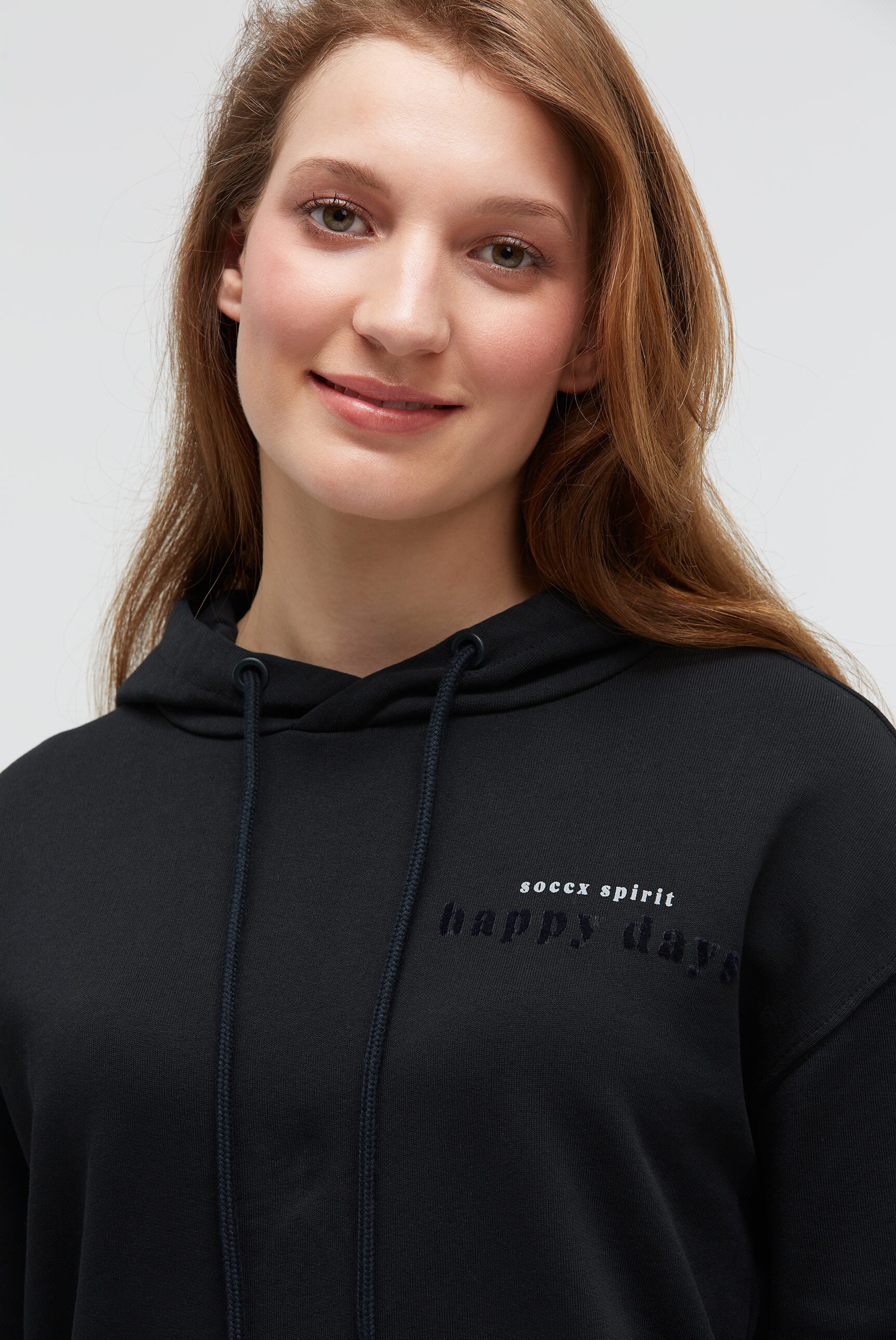 SOCCX Kapuzensweatshirt , mit Rückenprint
