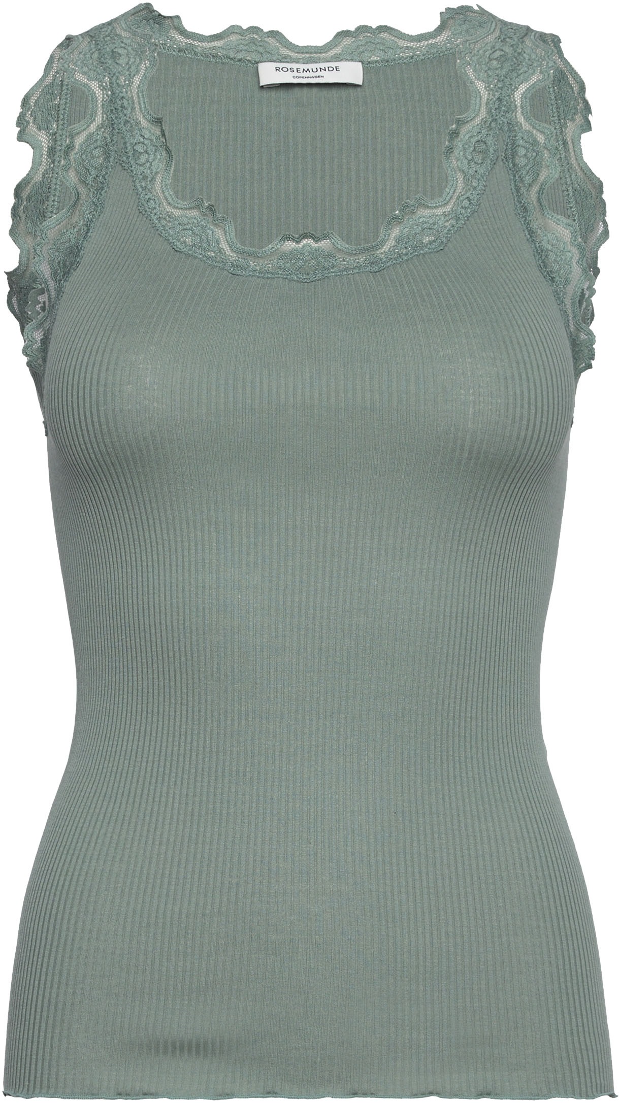 rosemunde Tanktop "Babette Silk Top" Vintage-Spitzenbesatz, breite Träger, günstig online kaufen