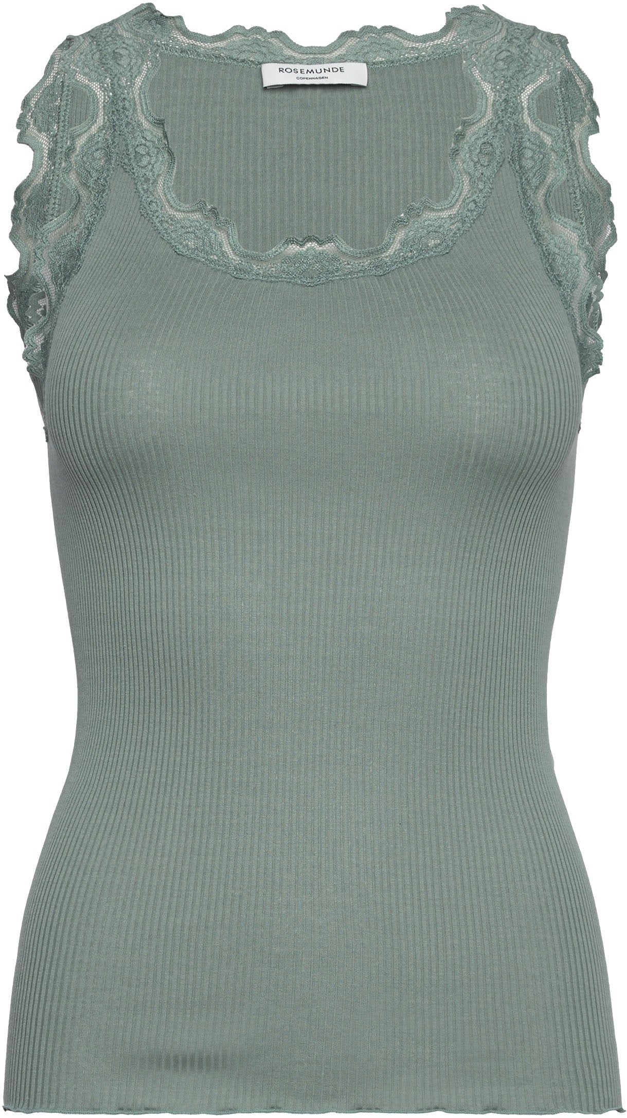rosemunde Tanktop "Babette Silk Top", wunderschöner Vintage-Spitzenbesatz a günstig online kaufen