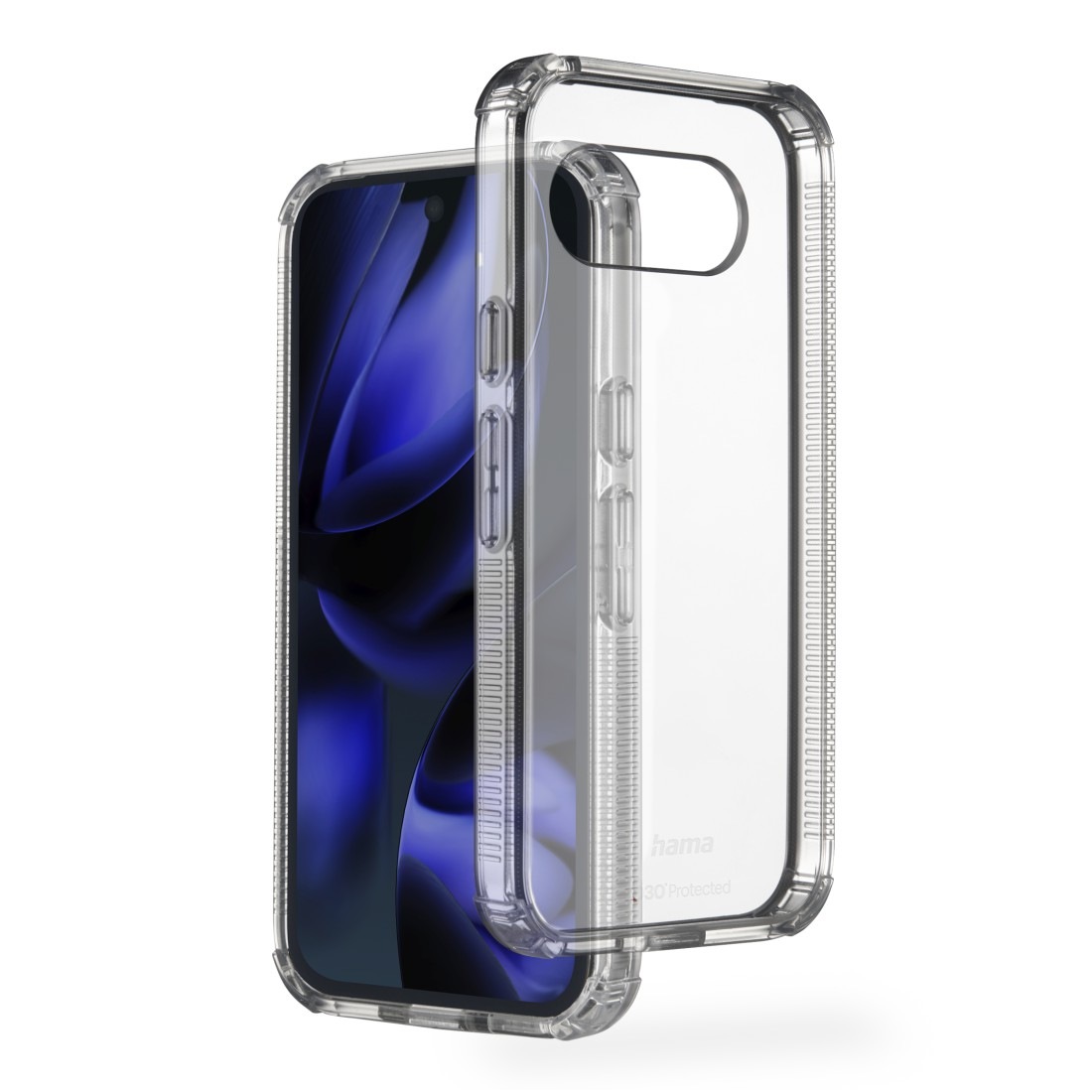 HAMA Handyhülle ""Extreme Protect" für Google Pixel 9a, stoßfest, sturzsicher", transparent, Hüllen