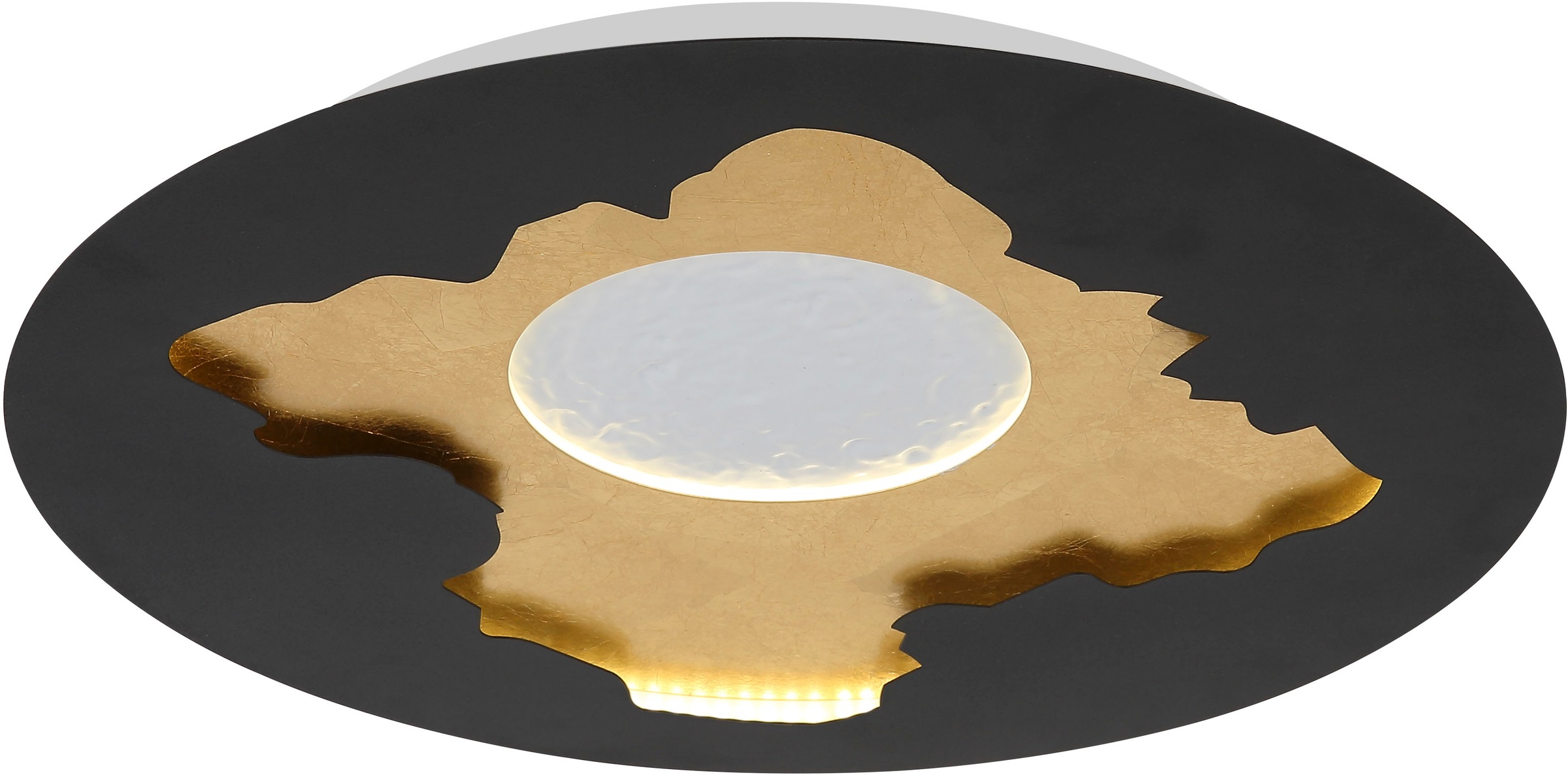 GLOBO LIGHTING Deckenleuchte »OBSCURA« LED-Modul 1 Stk. Warmweiß Deckenlampe Wohnzimmer-Leuchte Schlafzimmer-Leuchte Flur Küche