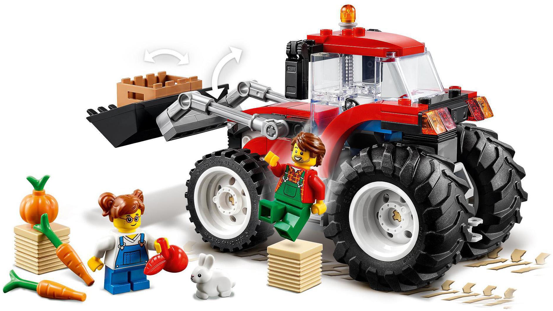 LEGO® Konstruktionsspielsteine »Traktor (60287), LEGO® City«, (148 St.), Made in Europe
