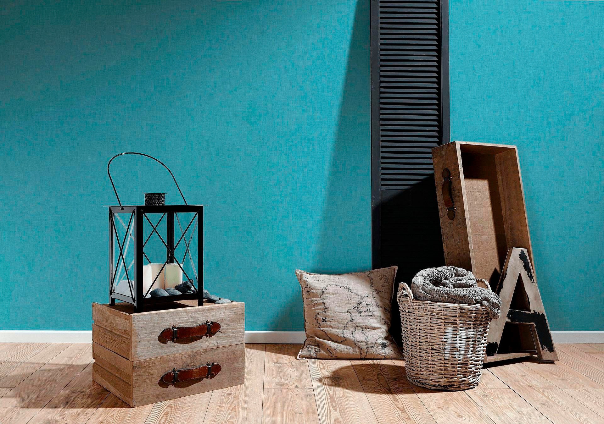 living walls Vliestapete »Metropolitan Stories« einfarbig | uni | unifarben leicht strukturiert Uni Tapete einfarbig Tapeten Wohnzimmer Schlafzimmer Küche modern Büro