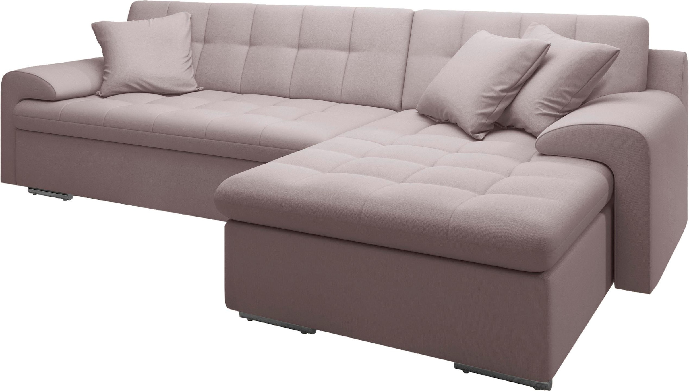 TRENDMANUFAKTUR Ecksofa "Rave II, L-Form", wahlweise mit Bettfunktion günstig online kaufen