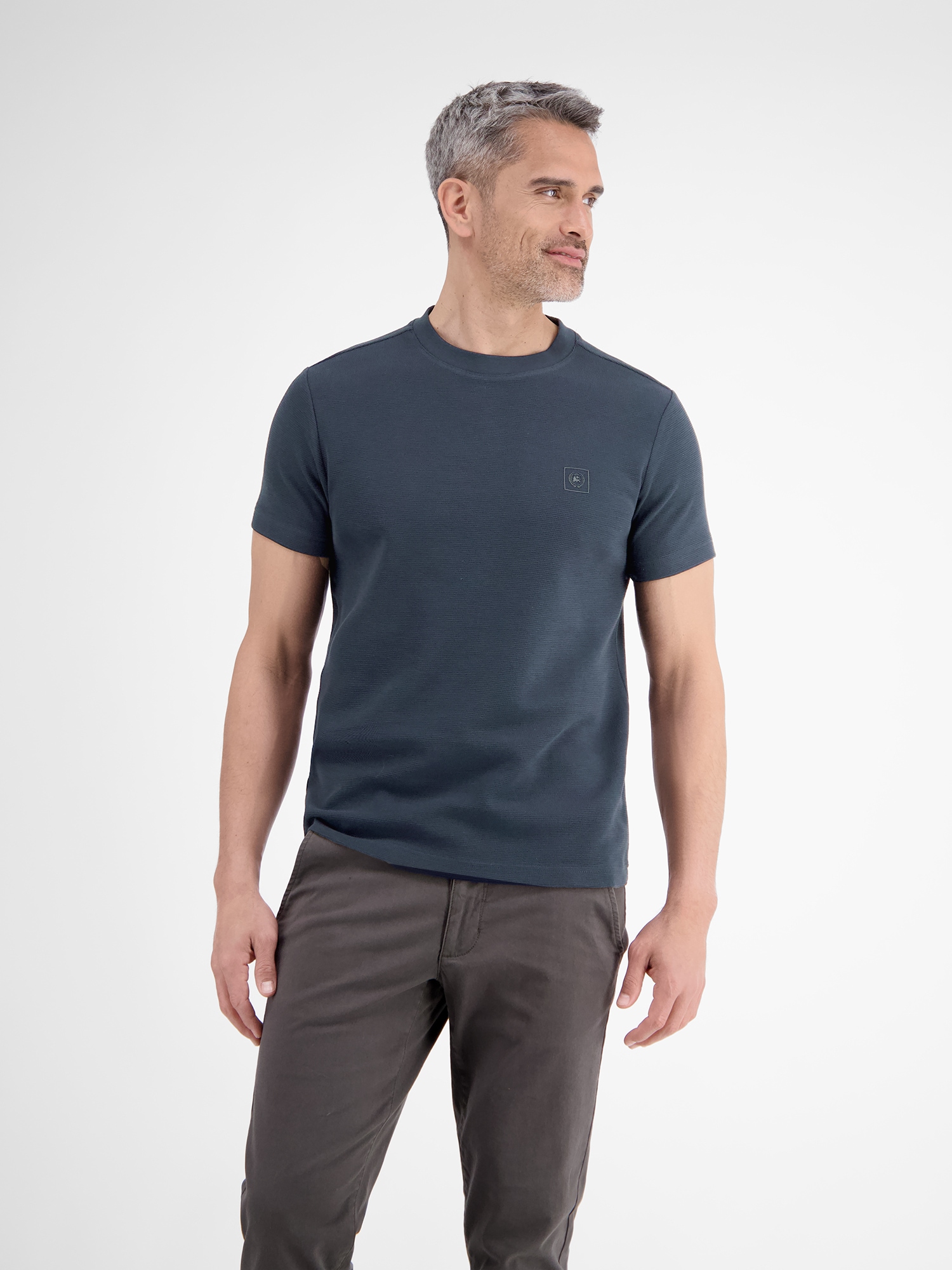 LERROS T-Shirt "LERROS Herren T-Shirt in Strukturqualität" günstig online kaufen