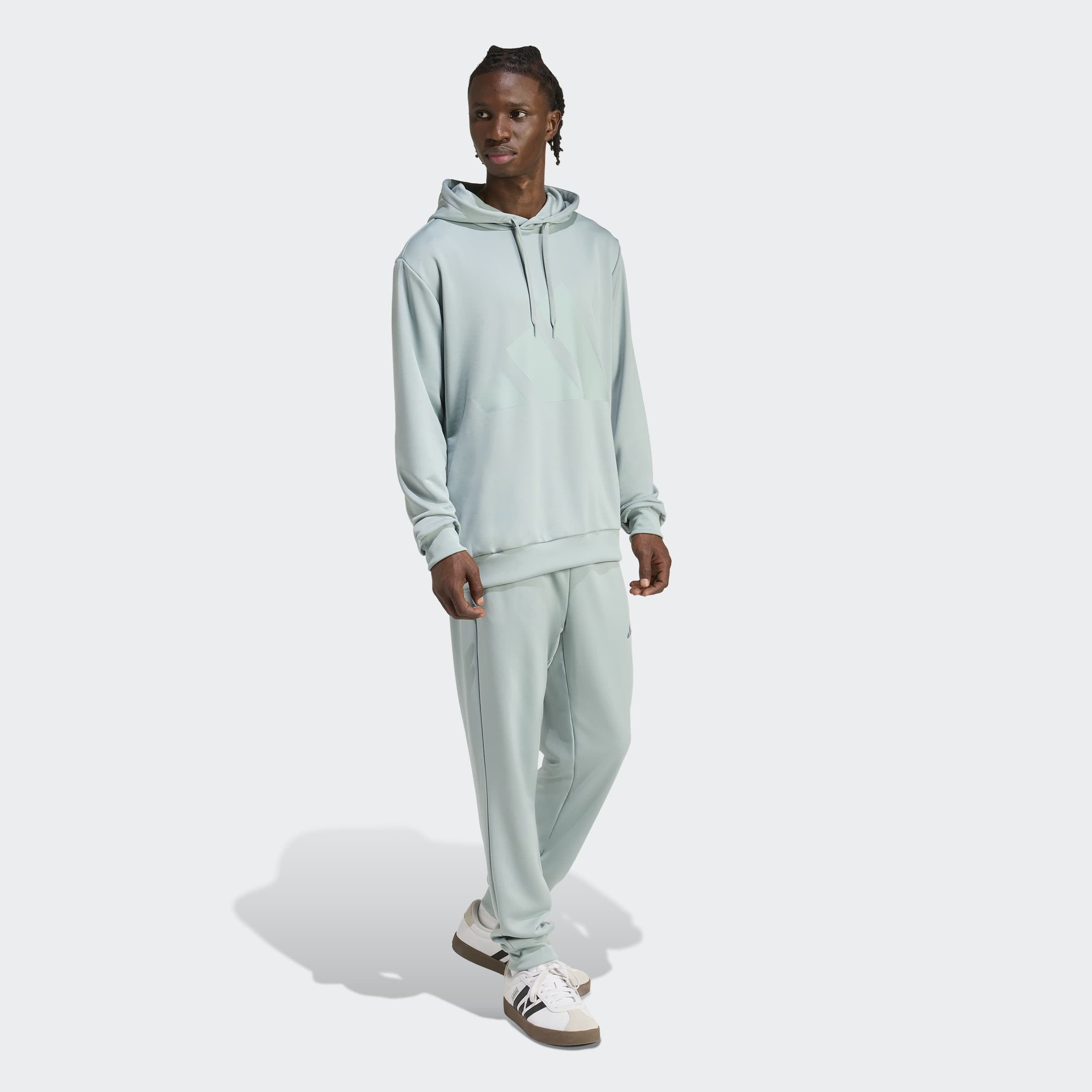 adidas Sportswear Trainingsanzug "M BL FT HD TS" 2 tlg. zweiteiliges Set aus Hose und Hoodie