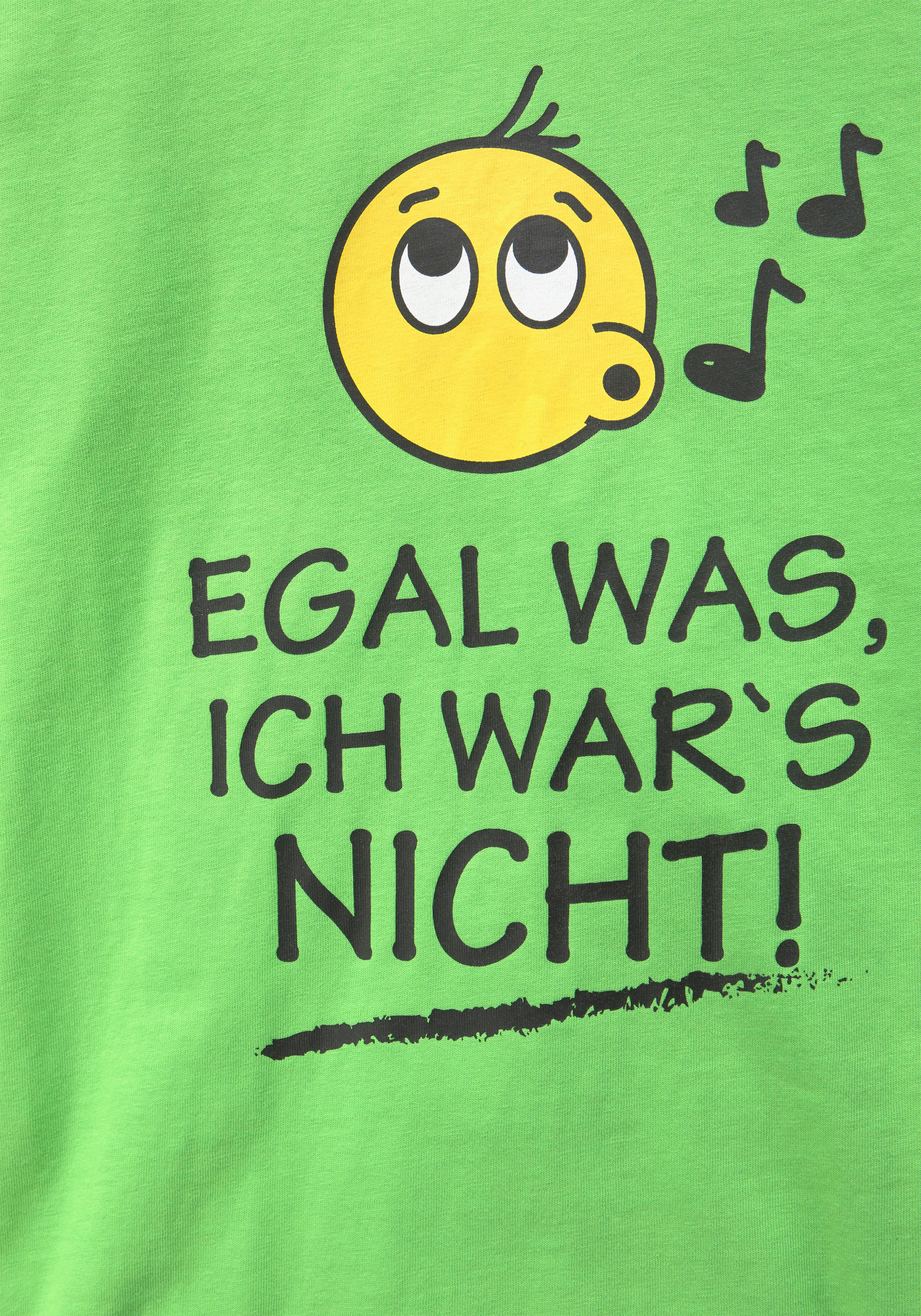 KIDSWORLD Langarmshirt »EGAL WAS, ICH WAR'S NICHT!«, Spruch online  bestellen | BAUR