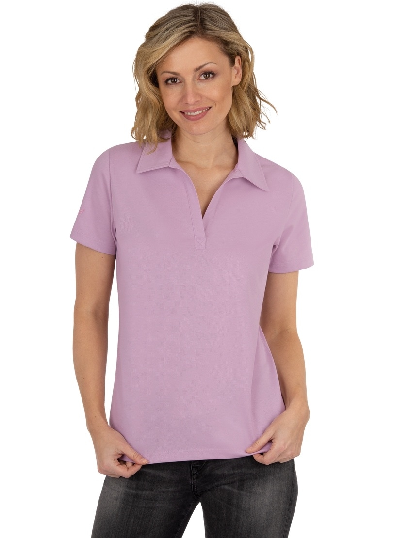 Trigema Poloshirt "TRIGEMA Poloshirt ohne Knopfleiste", (1 tlg.) günstig online kaufen