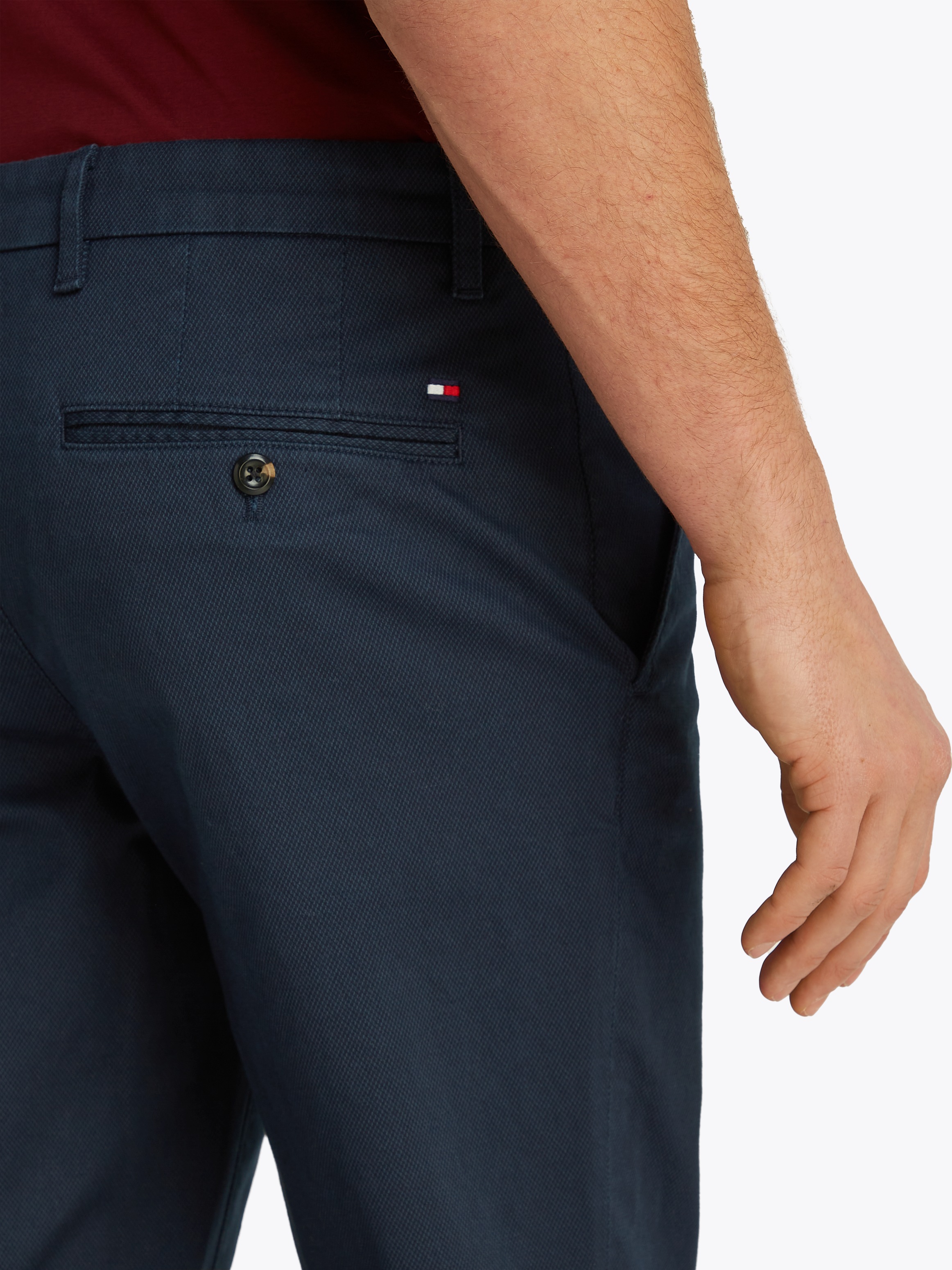 Tommy Hilfiger Chinohose "DENTON PRINTED STRUCTURE CHINO" mit Struktur günstig online kaufen