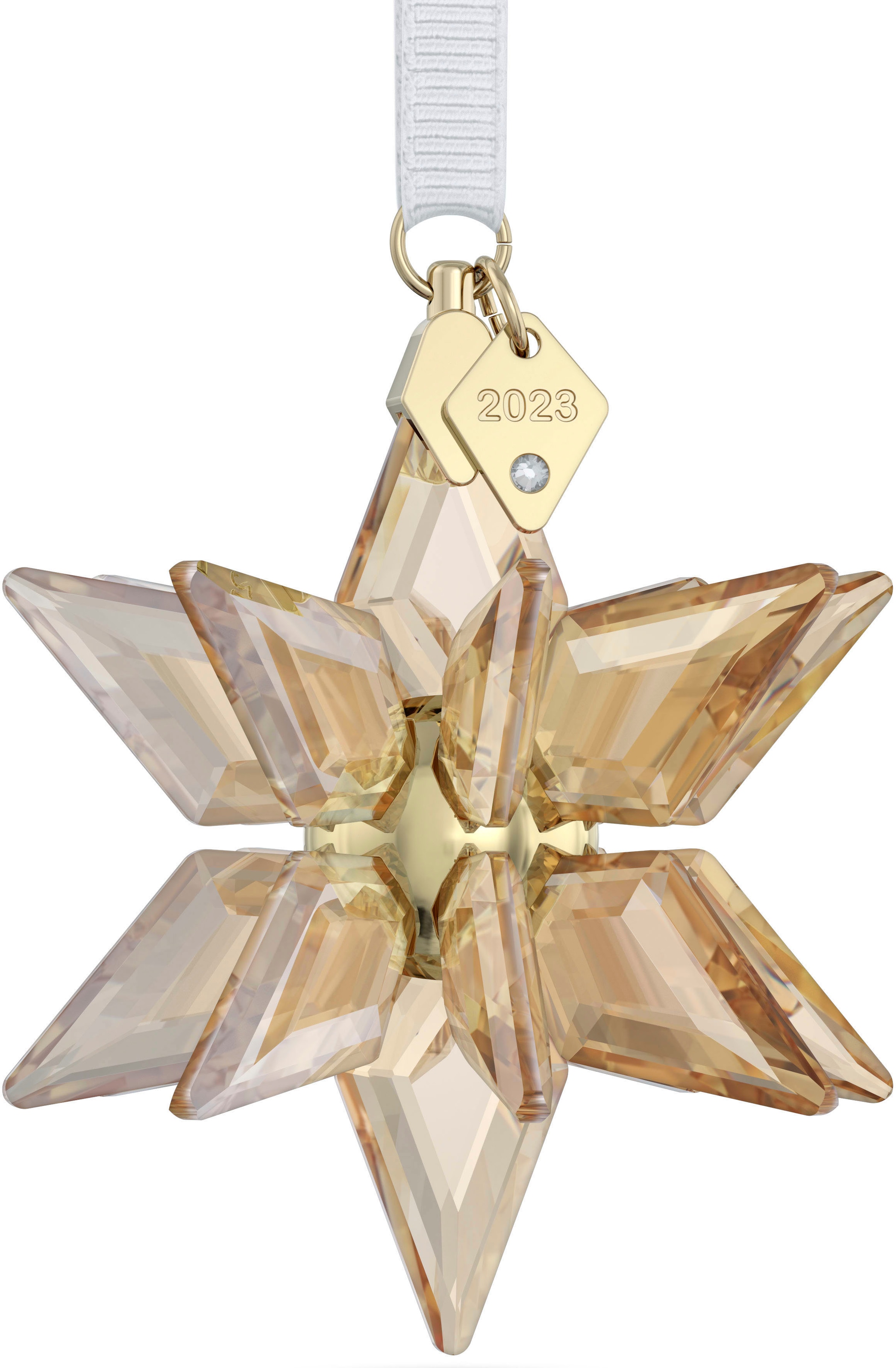 Swarovski Dekohänger »ORNAMENT FESTIVE 3D 2023, 5651397, 5653577«, (1 St.), Swarovski® Kristall