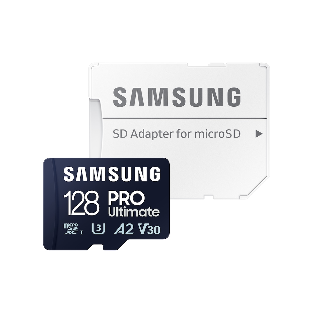 Samsung Speicherkarte »Pro Ultimate MicroSD«, (200 MB/s Lesegeschwindigkeit), mit SD-Adapter