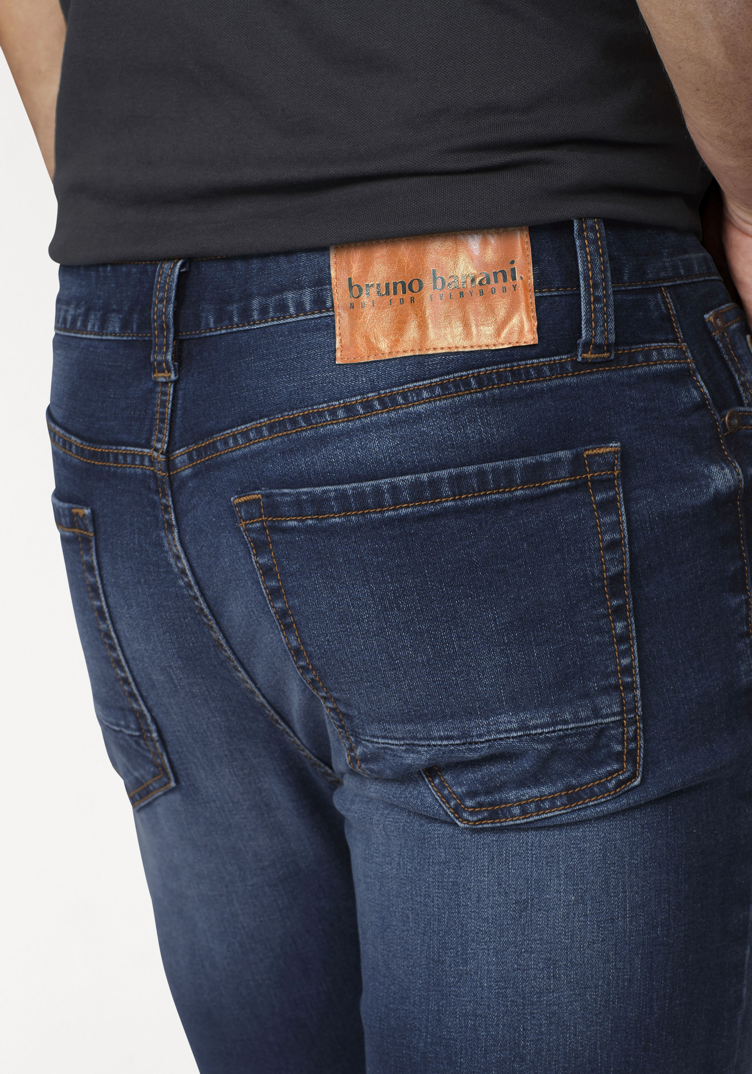 Thumbnail - Bruno Banani Straight-Jeans "Hutch", gerade Beinform, teilweise mit modischen Destroyed-Effekten