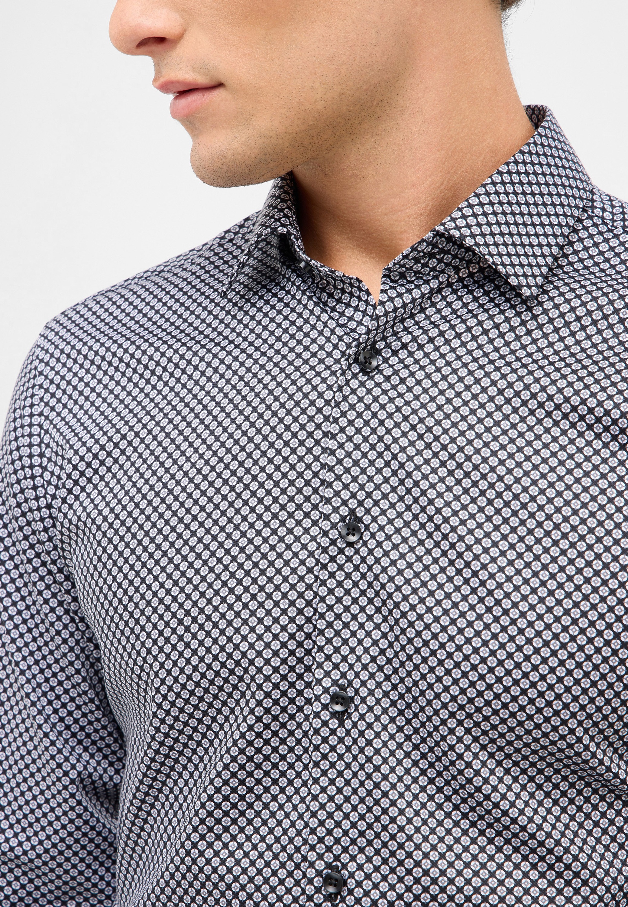 Thumbnail - Eterna Langarmhemd "SLIM FIT" NON IRON (bügelfrei)