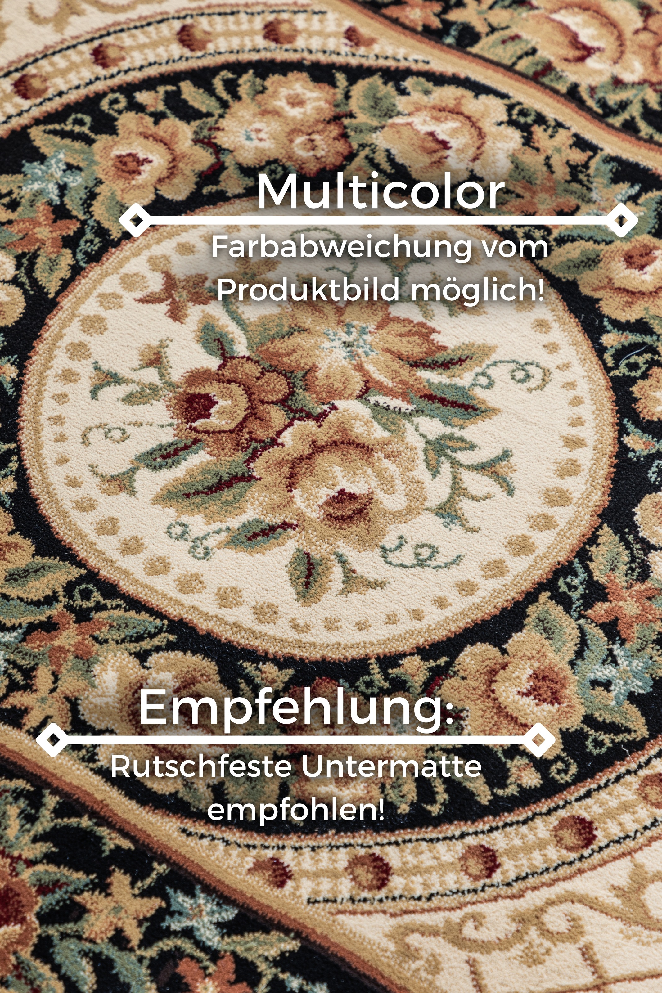 NORTHRUGS Teppich »Adraskan«, rechteckig, 8 mm Höhe, Orient Optik, Läufer, strapazierfähig, pflegeleicht, robust