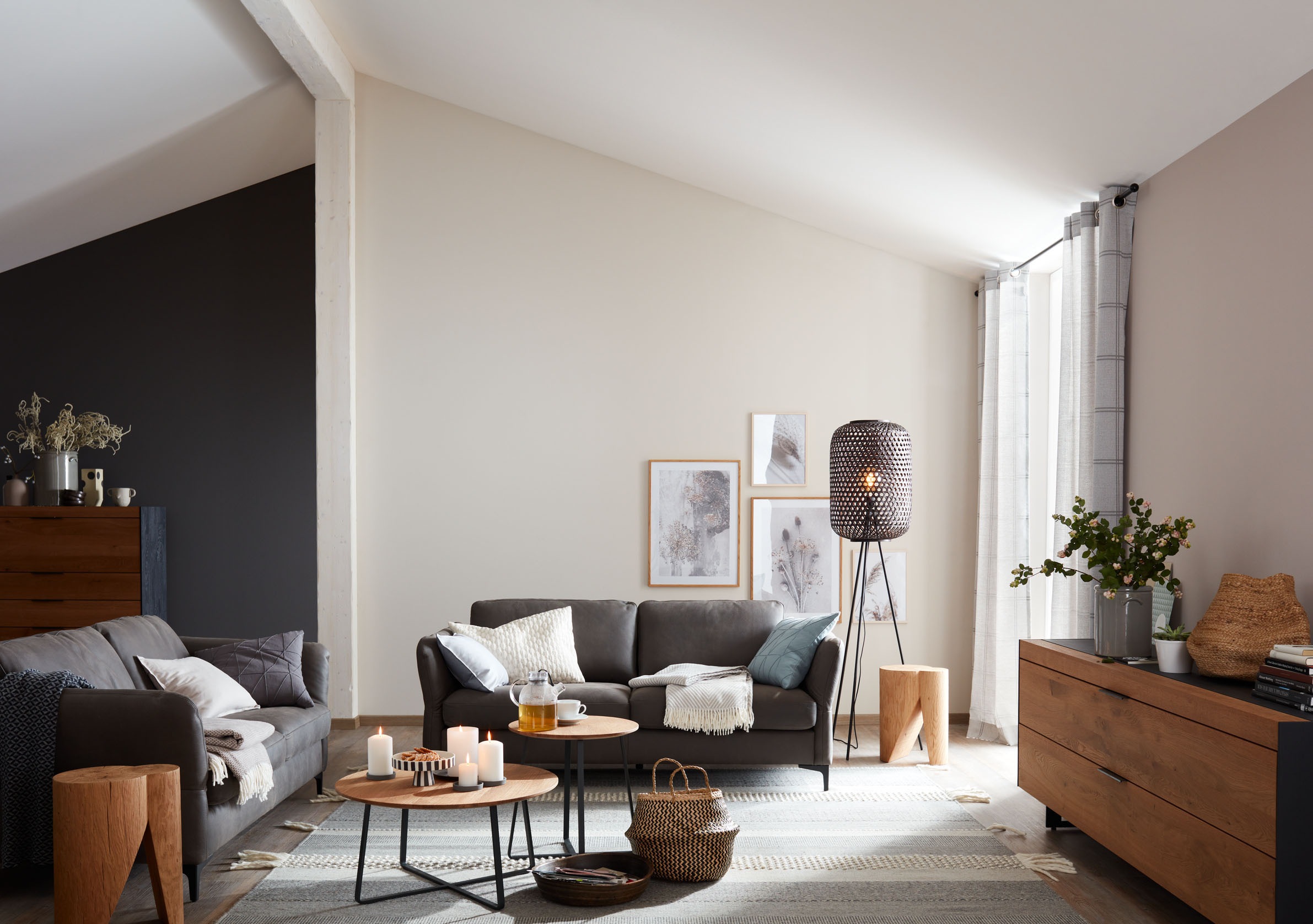 SCHÖNER WOHNEN-Kollektion Stehlampe »Calla«, Leuchtmittel E27 | Leuchtmittel wechselbar