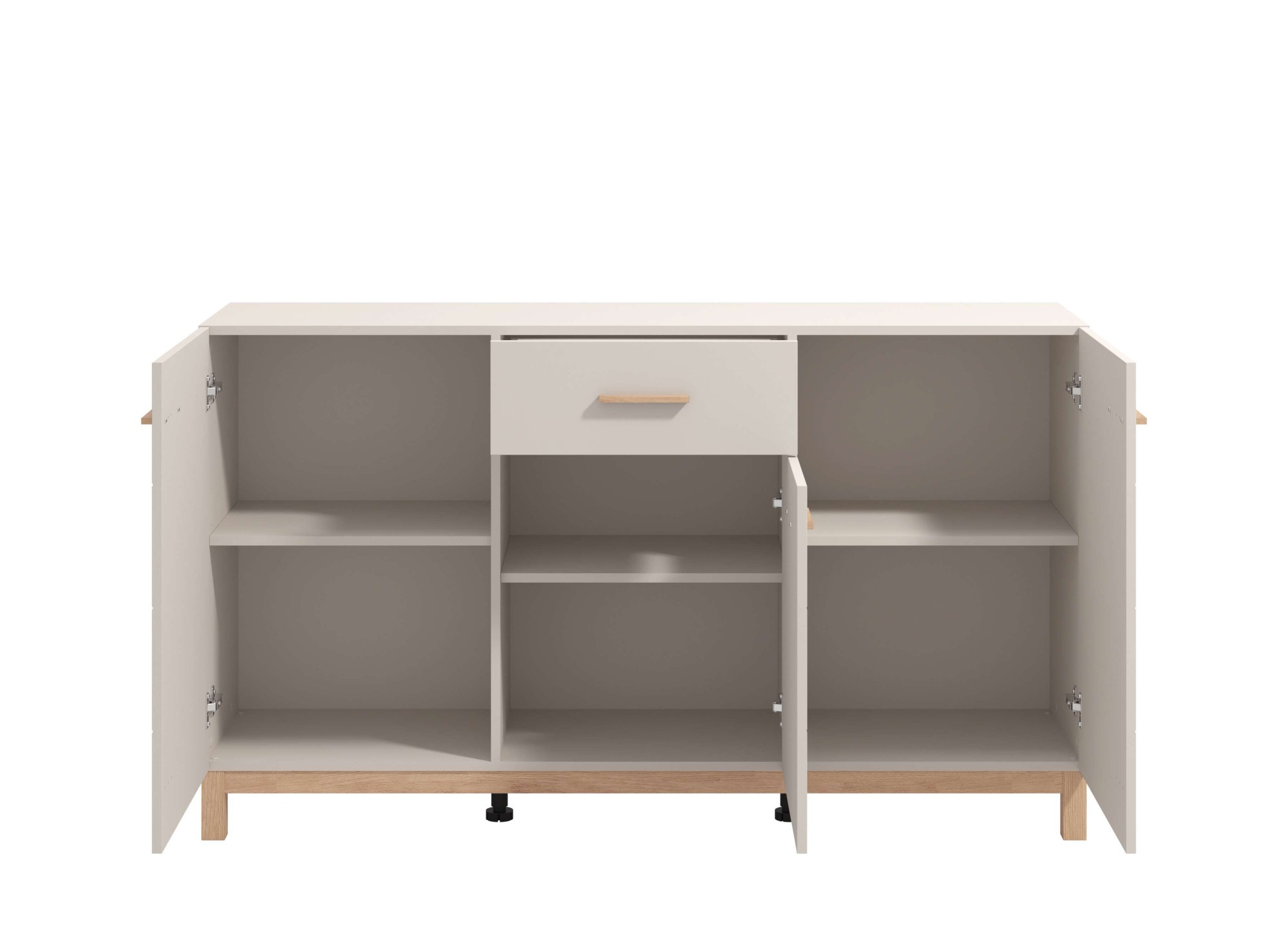 Home affaire Sideboard »Essex, Kommode, Kombikommode, Anrichte, Schrank« Modernes Sideboard: Kaschmir-Dekor, 3 Türen & 1 Schublade