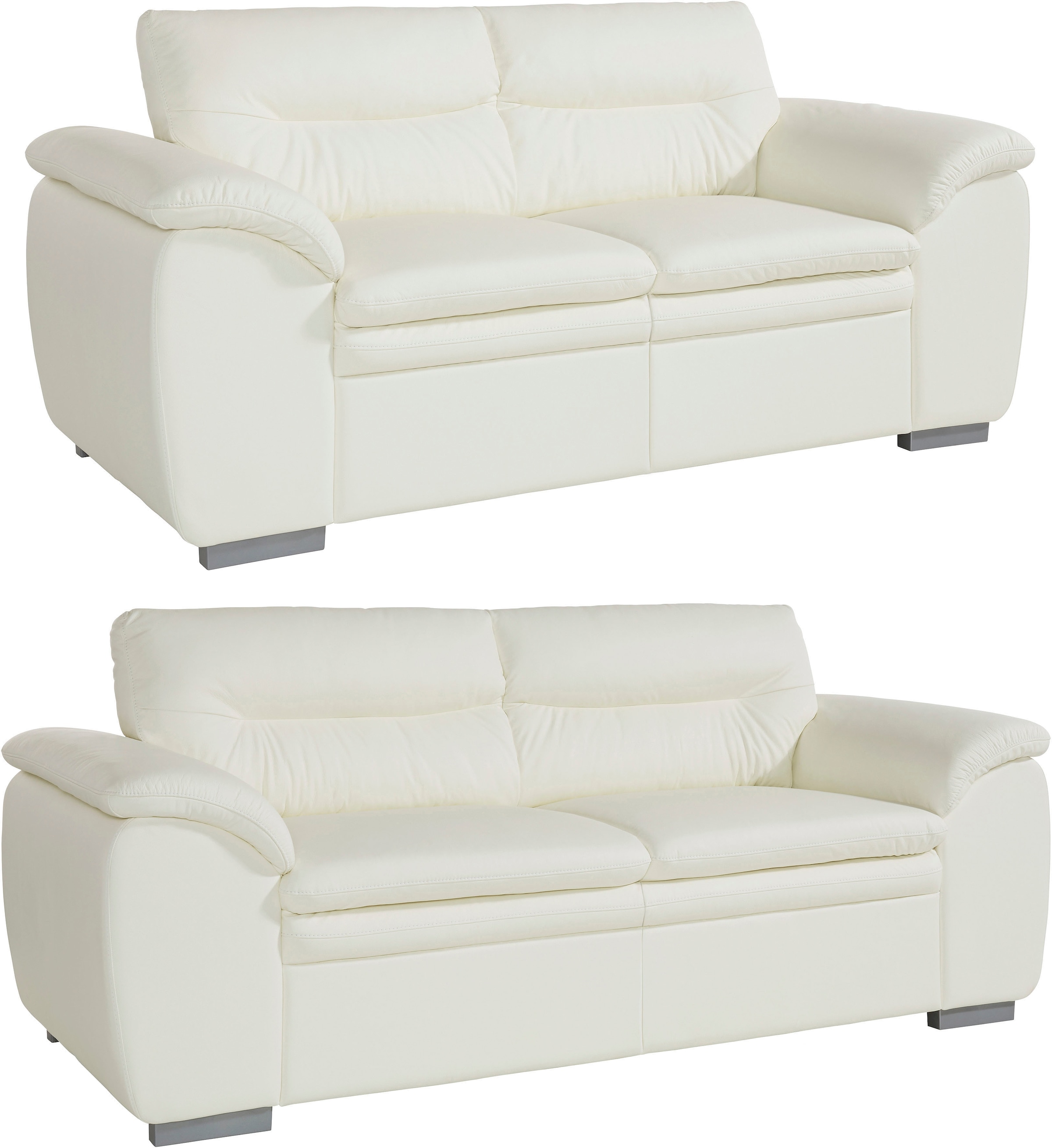 COTTA Polstergarnitur »Leandra« Set bestehend aus: 2-Sitzer & 2,5-Sitzer