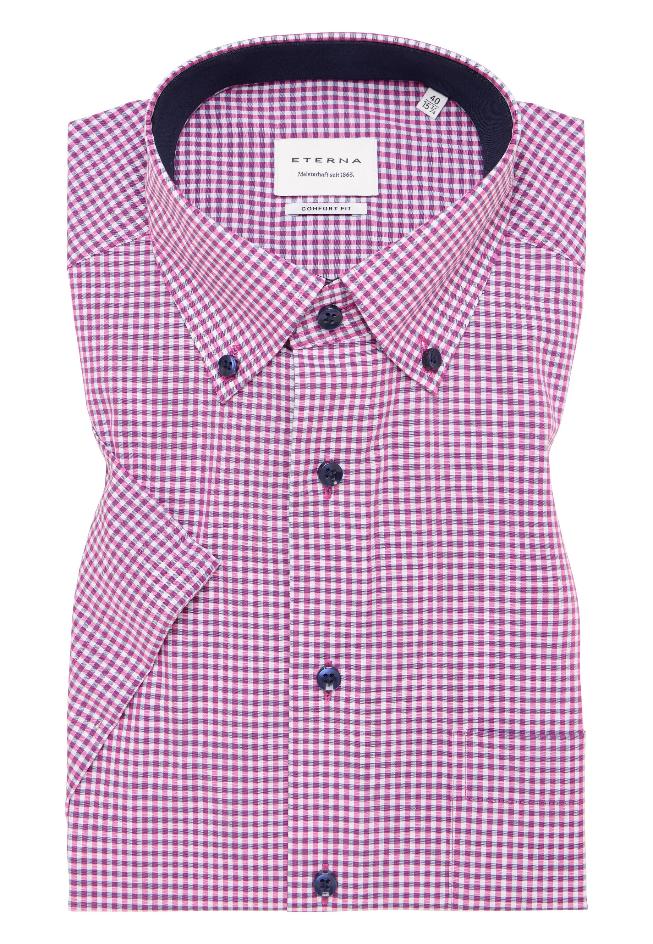 Eterna Kurzarmhemd »COMFORT FIT«, NON IRON (bügelfrei)