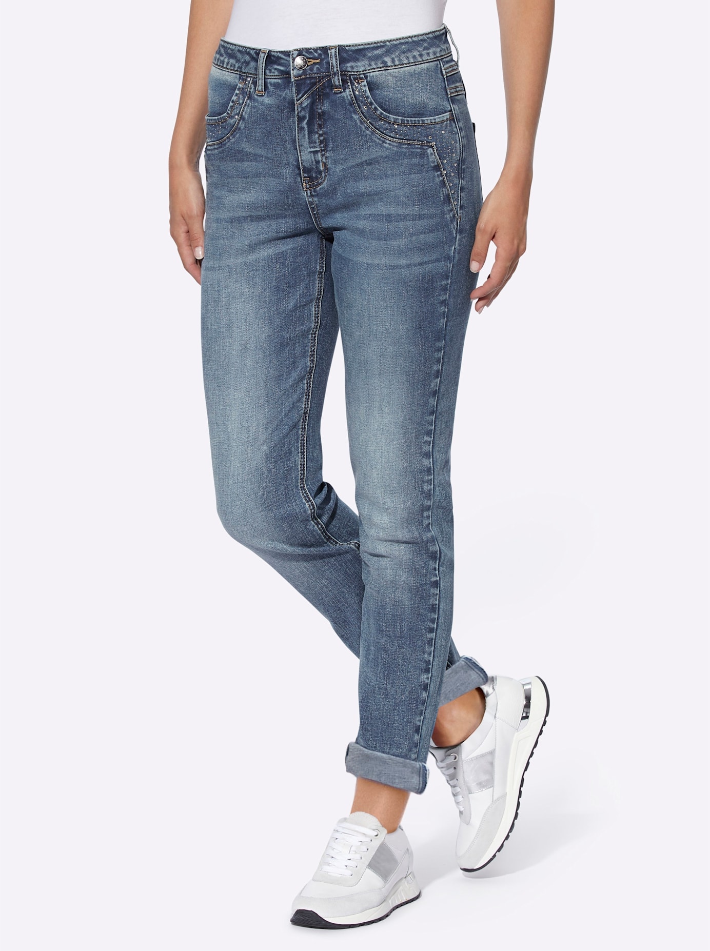 heine Bequeme Jeans 1 Stk. tlg. günstig online kaufen