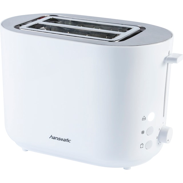 Hanseatic Toaster »HT2850WD«, 2 kurze Schlitze, für 2 Scheiben, 850 W, mit  Brötchenaufsatz per Rechnung | BAUR