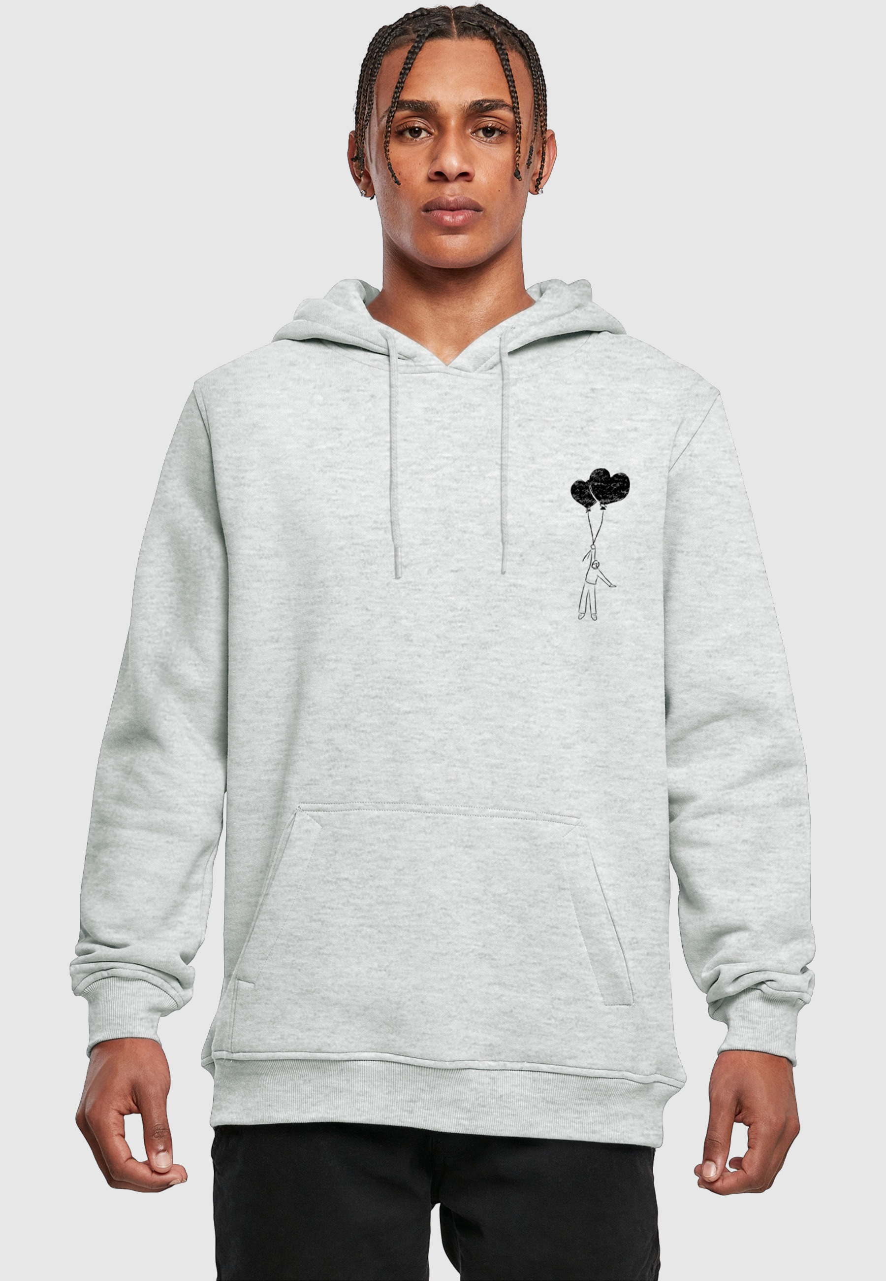 Thumbnail - Merchcode Kapuzenpullover "Merchcode Love In The Air Fitted Heavy Hoody" 1 Stk.